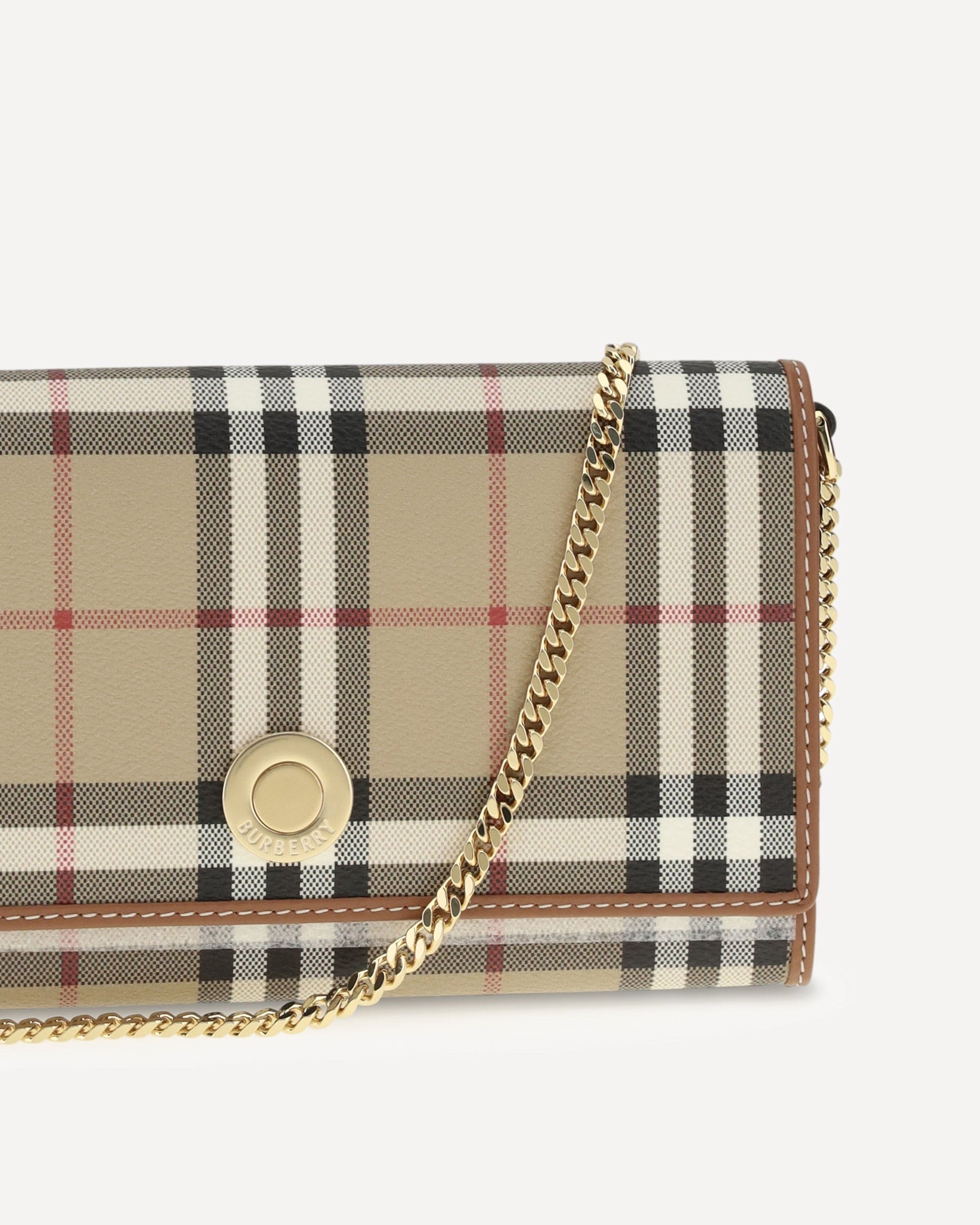 Burberry Chain Wallet With Shoulder Strap