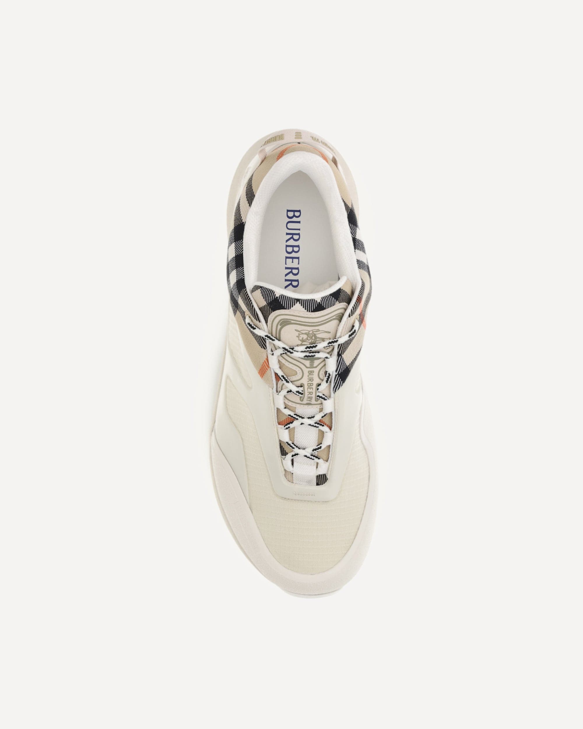 Burberry Check And Mesh Discover Sneakers