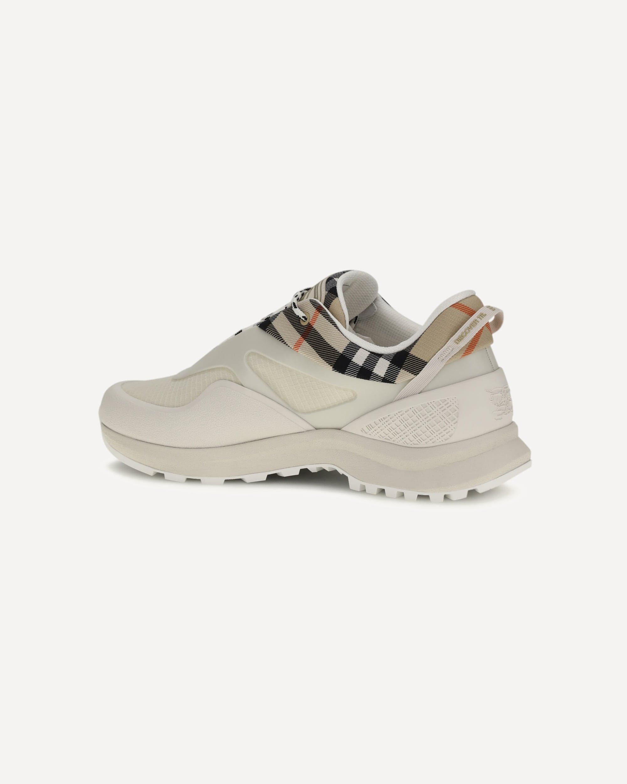 Burberry Check And Mesh Discover Sneakers