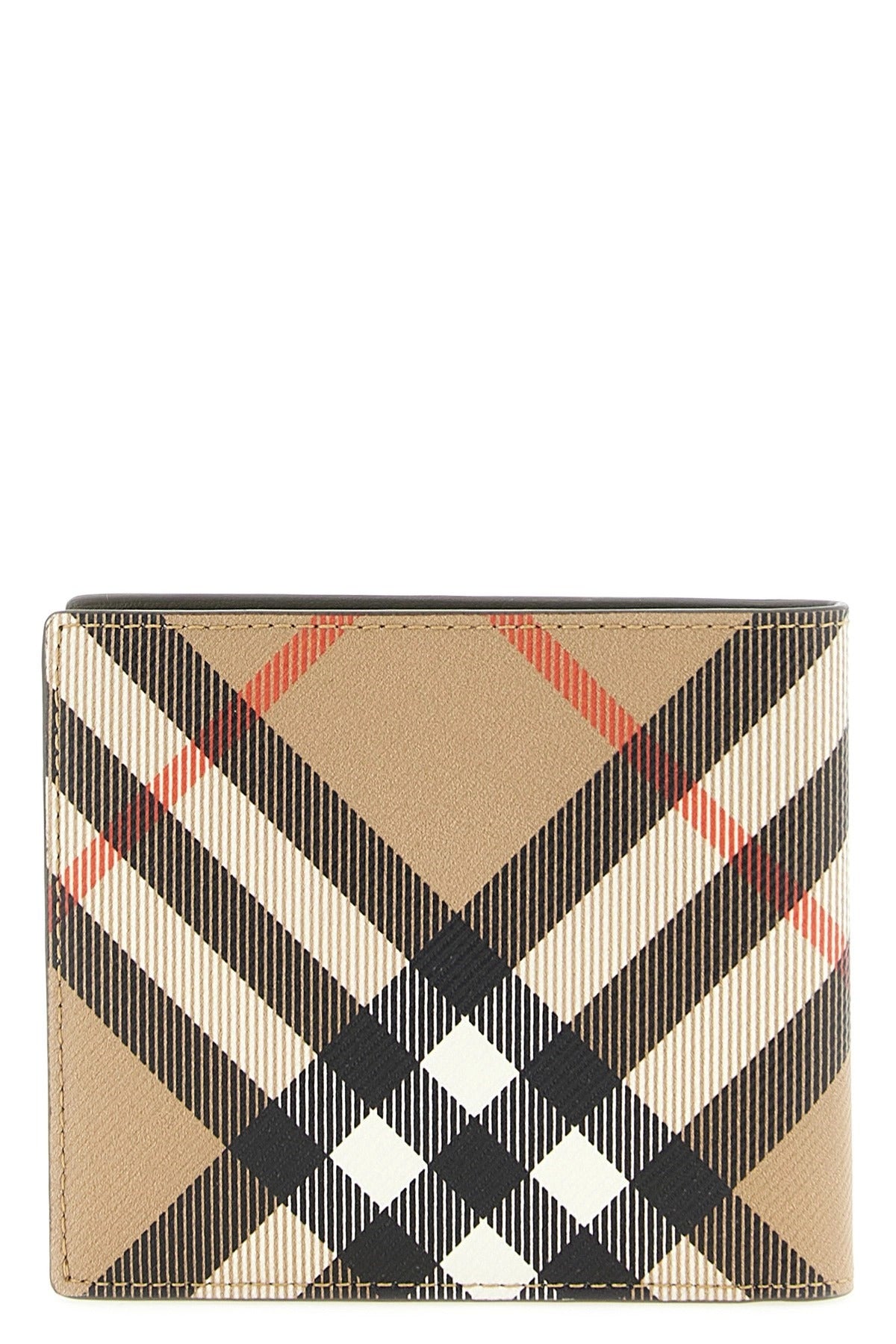 Burberry محفظة مزدوجة الطي بنقشة الشيك - alternate view