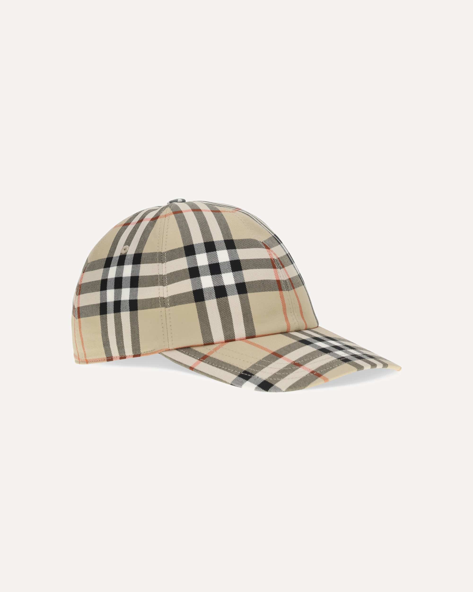 Burberry Check Cotton Baseball Cap - alternate view
