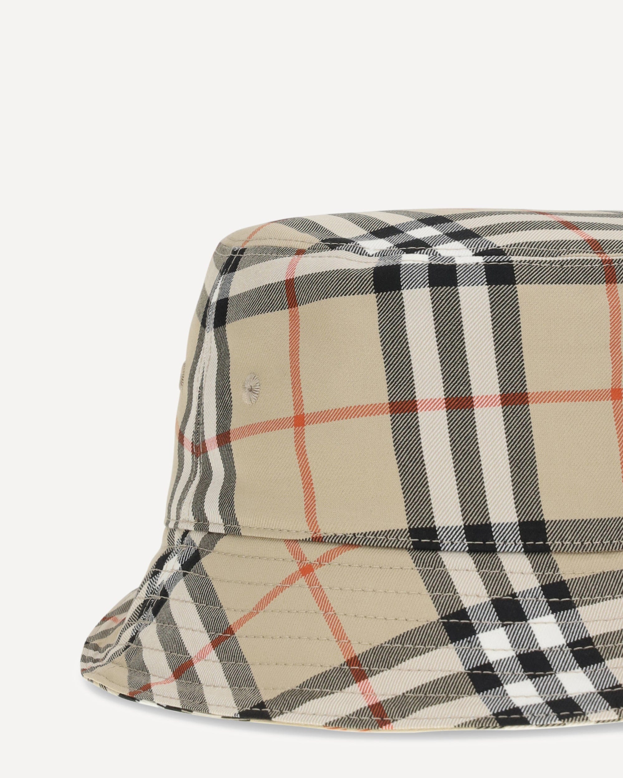 Burberry Burberry Check Cotton Bucket Hat