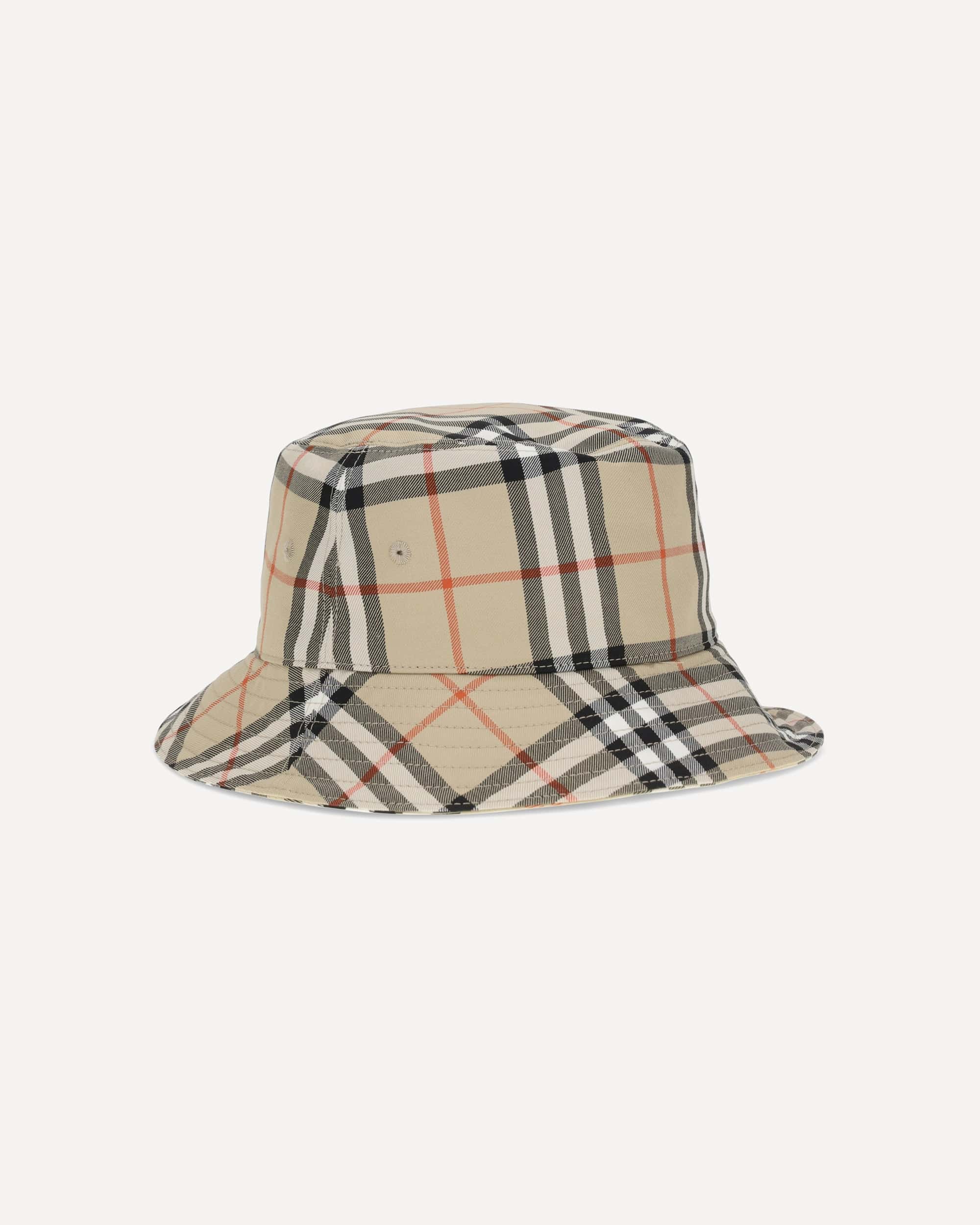Burberry Check Cotton Bucket Hat - alternate view