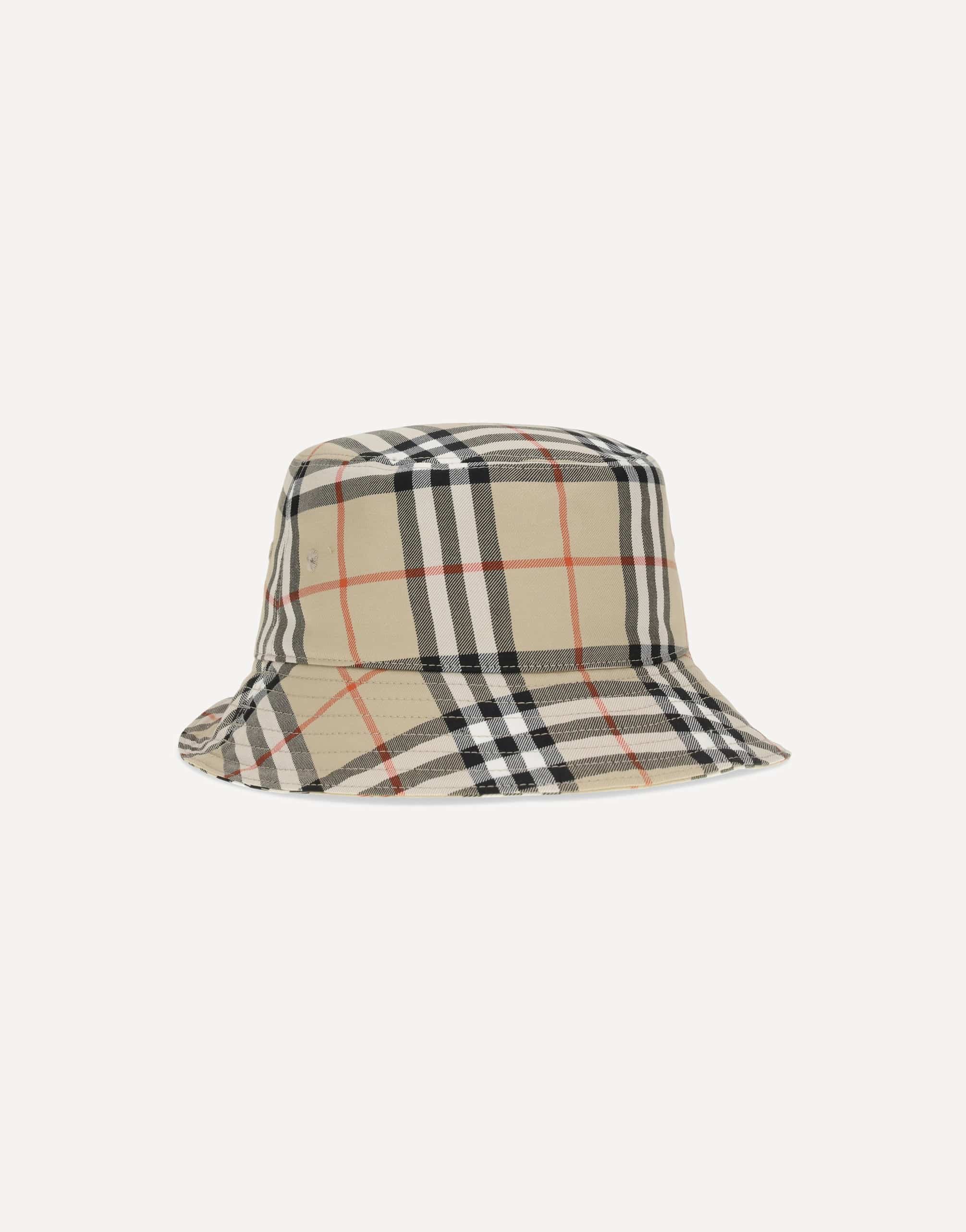 Burberry Check Cotton Bucket Hat