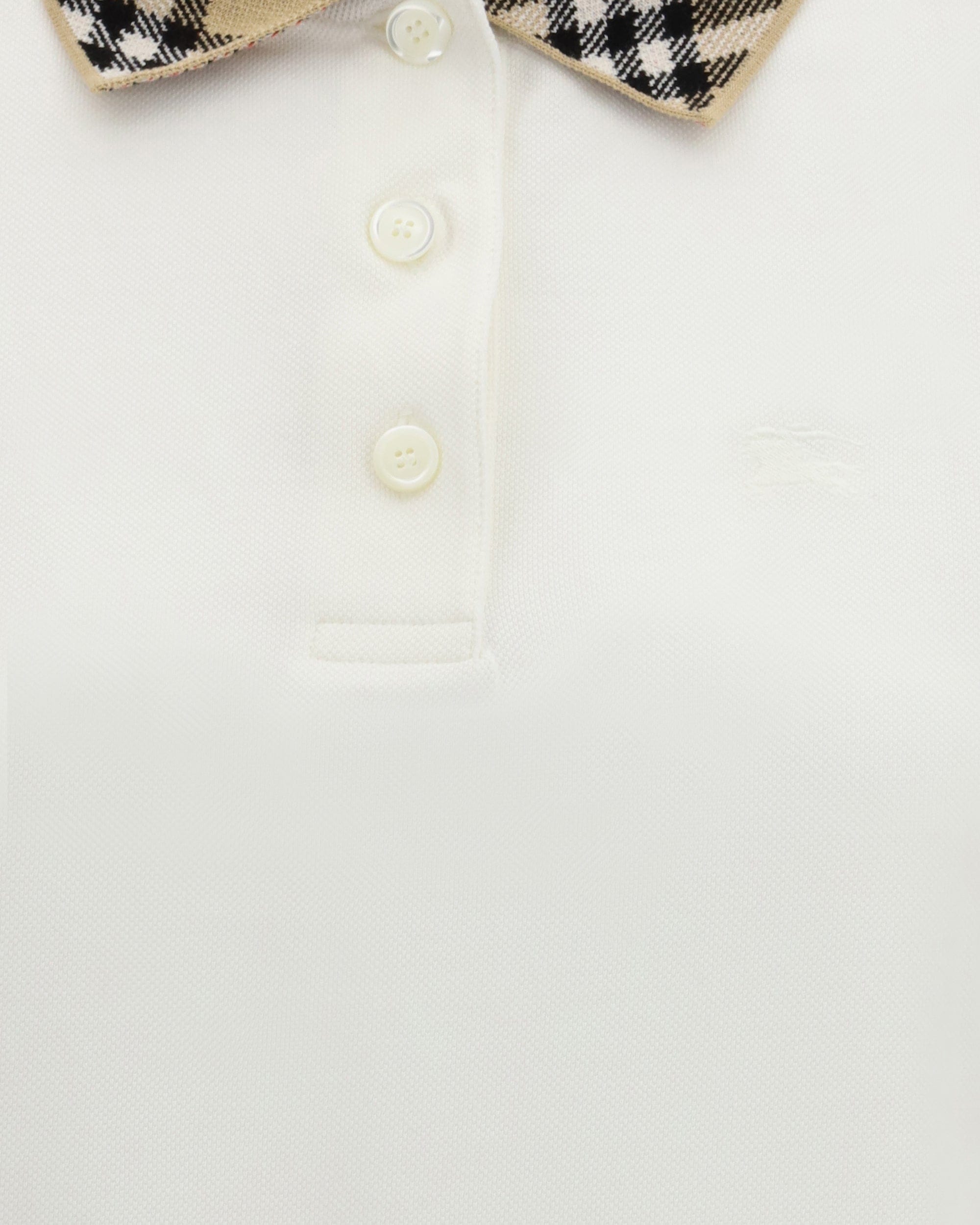 Burberry Check Cotton Polo Shirt