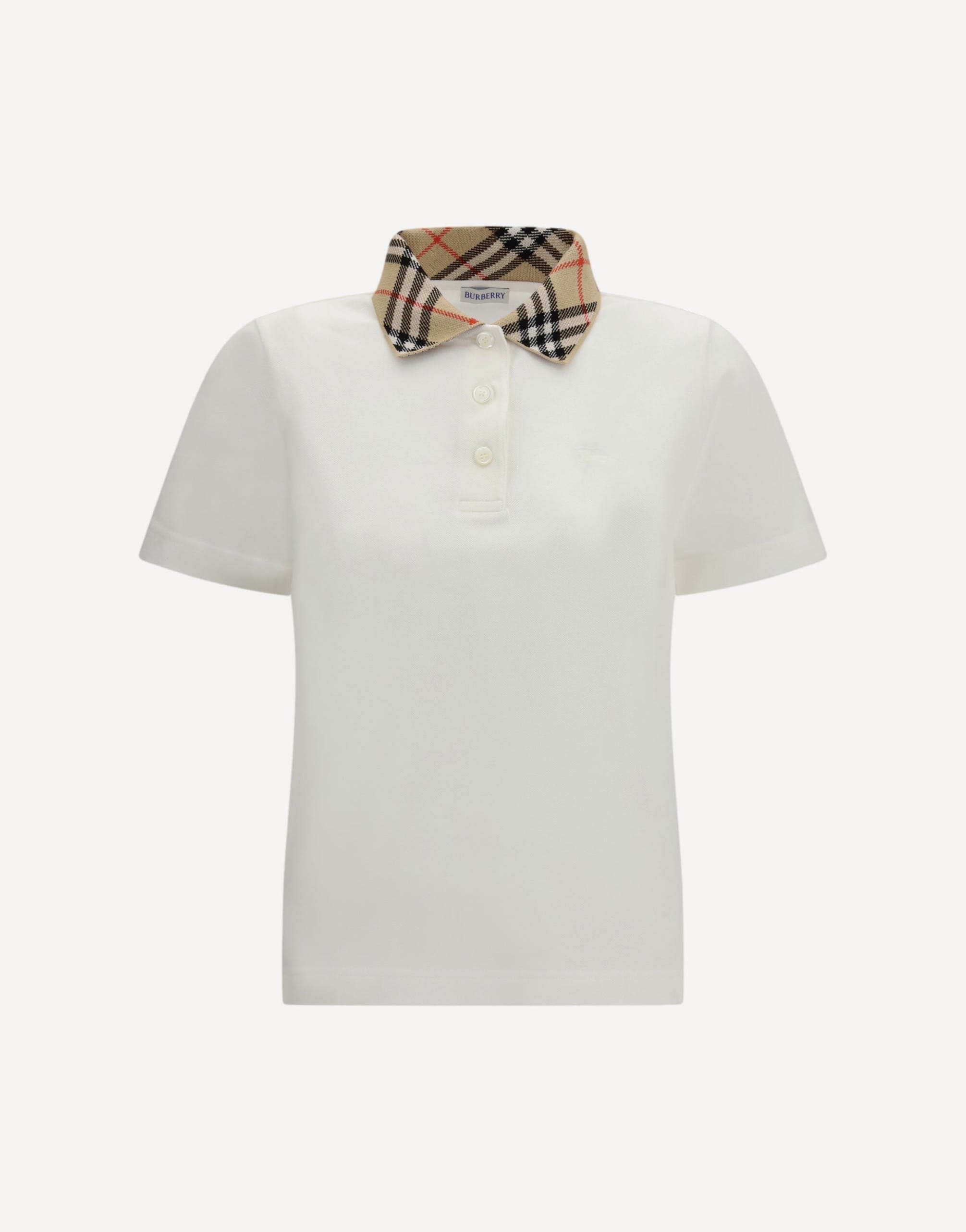 Burberry Check Cotton Polo Shirt