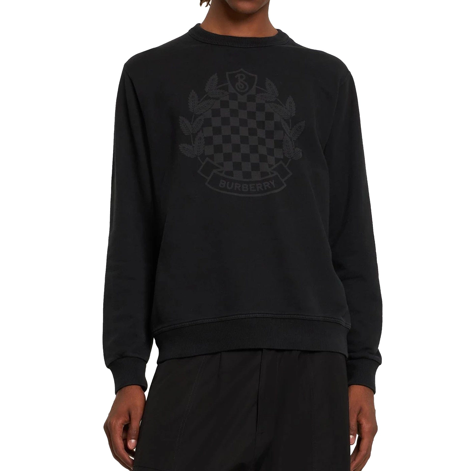 Burberry Check Crest Sweatshirt
