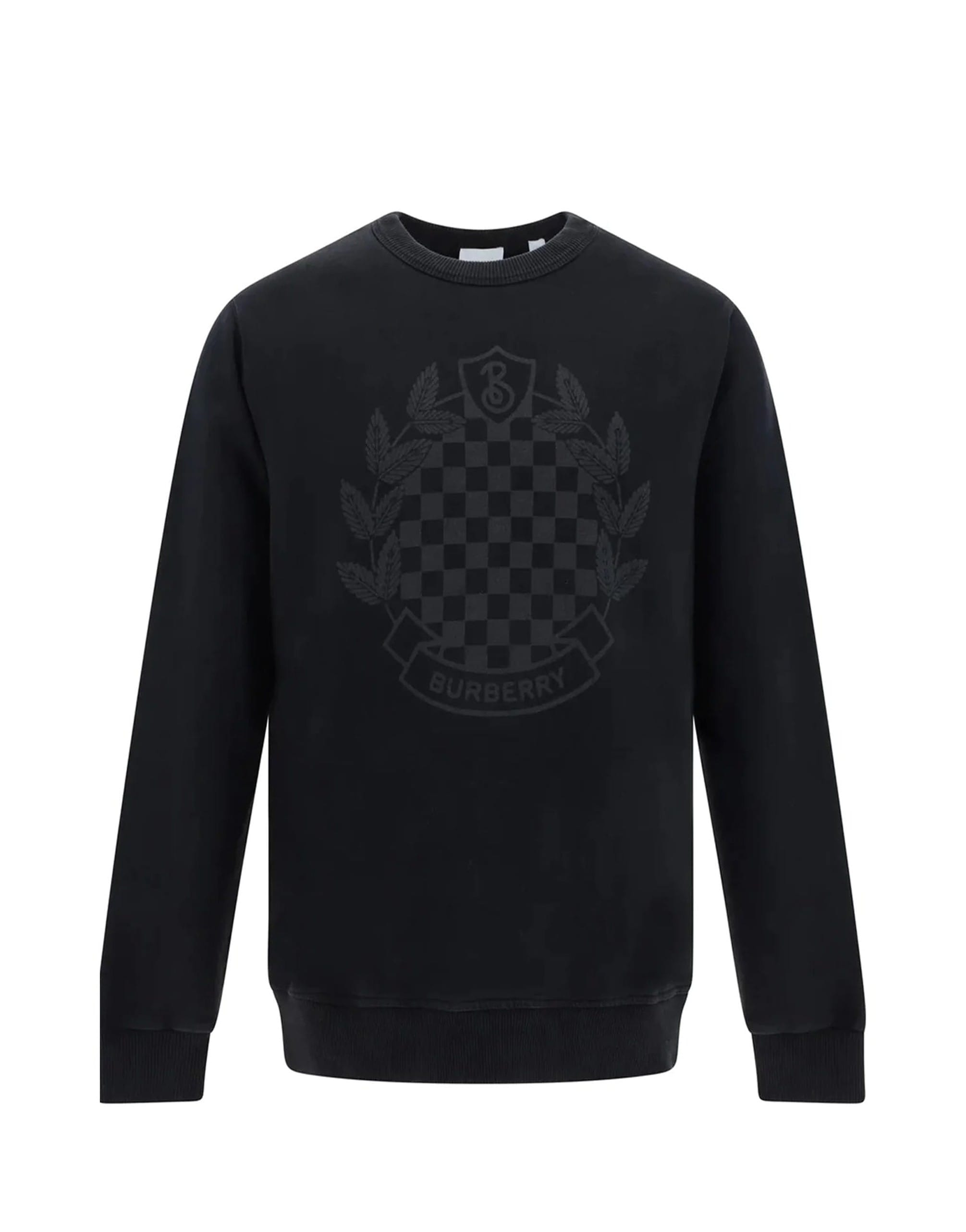 Burberry Check Crest Sweatshirt