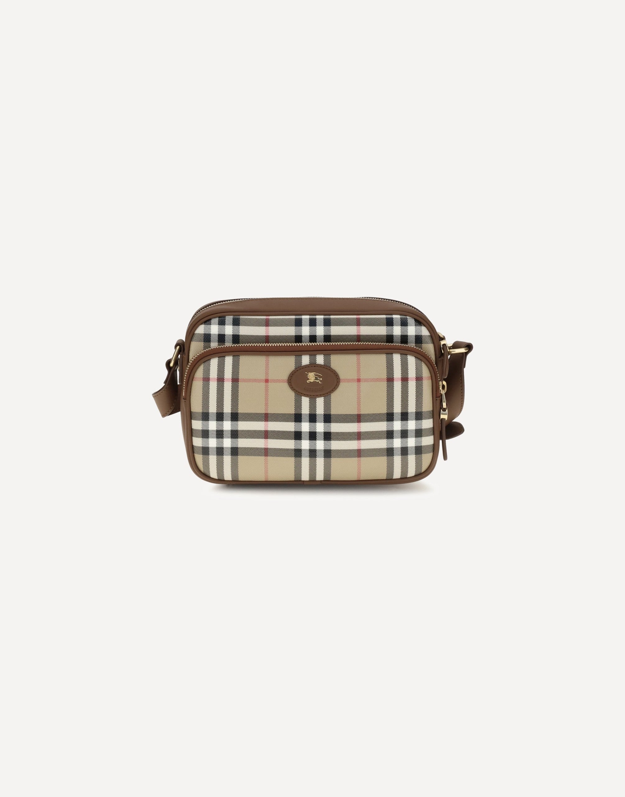Сумка на плечо Burberry в клетку с передним карманом