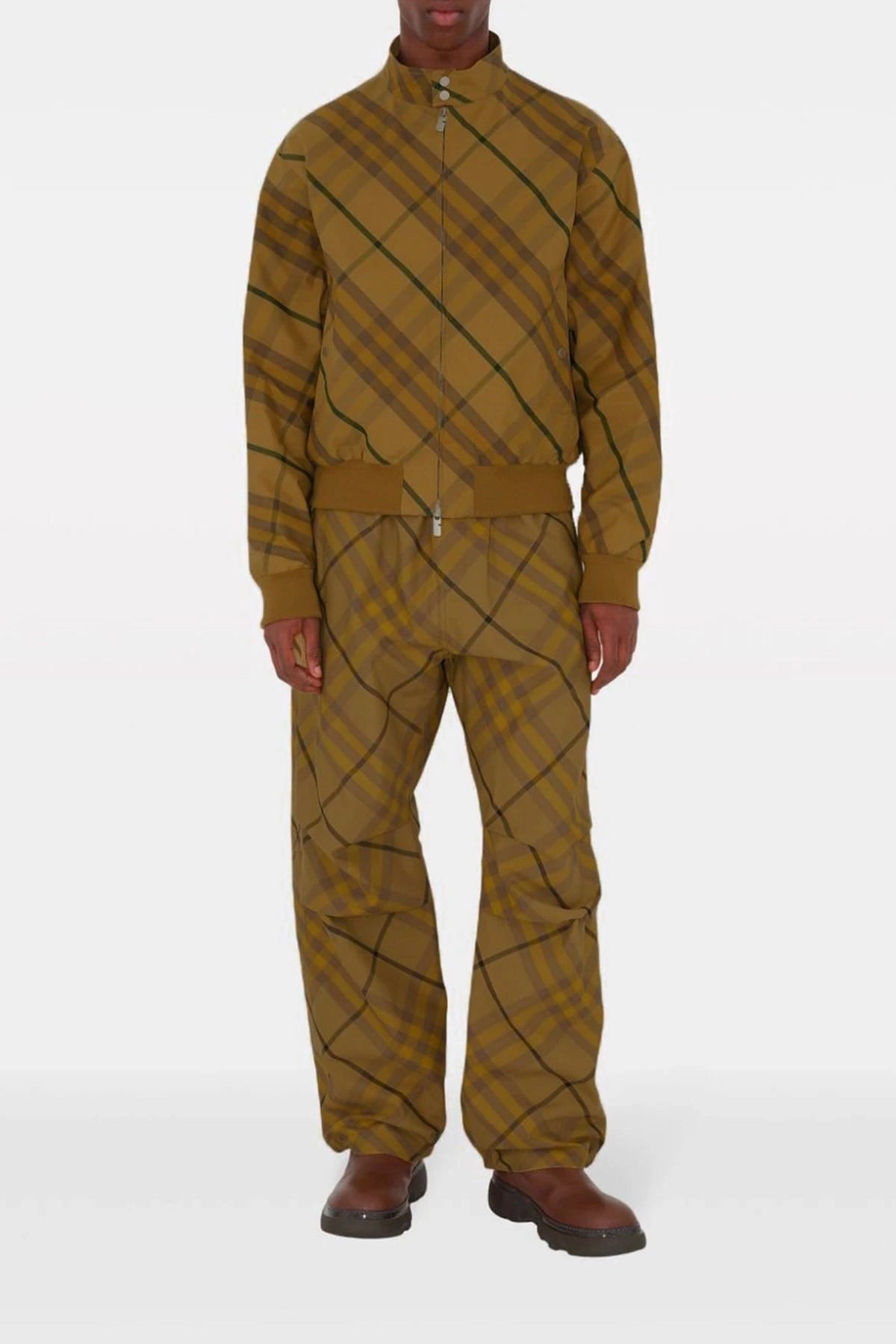 Burberry Burberry Check Print Cotton Jacket