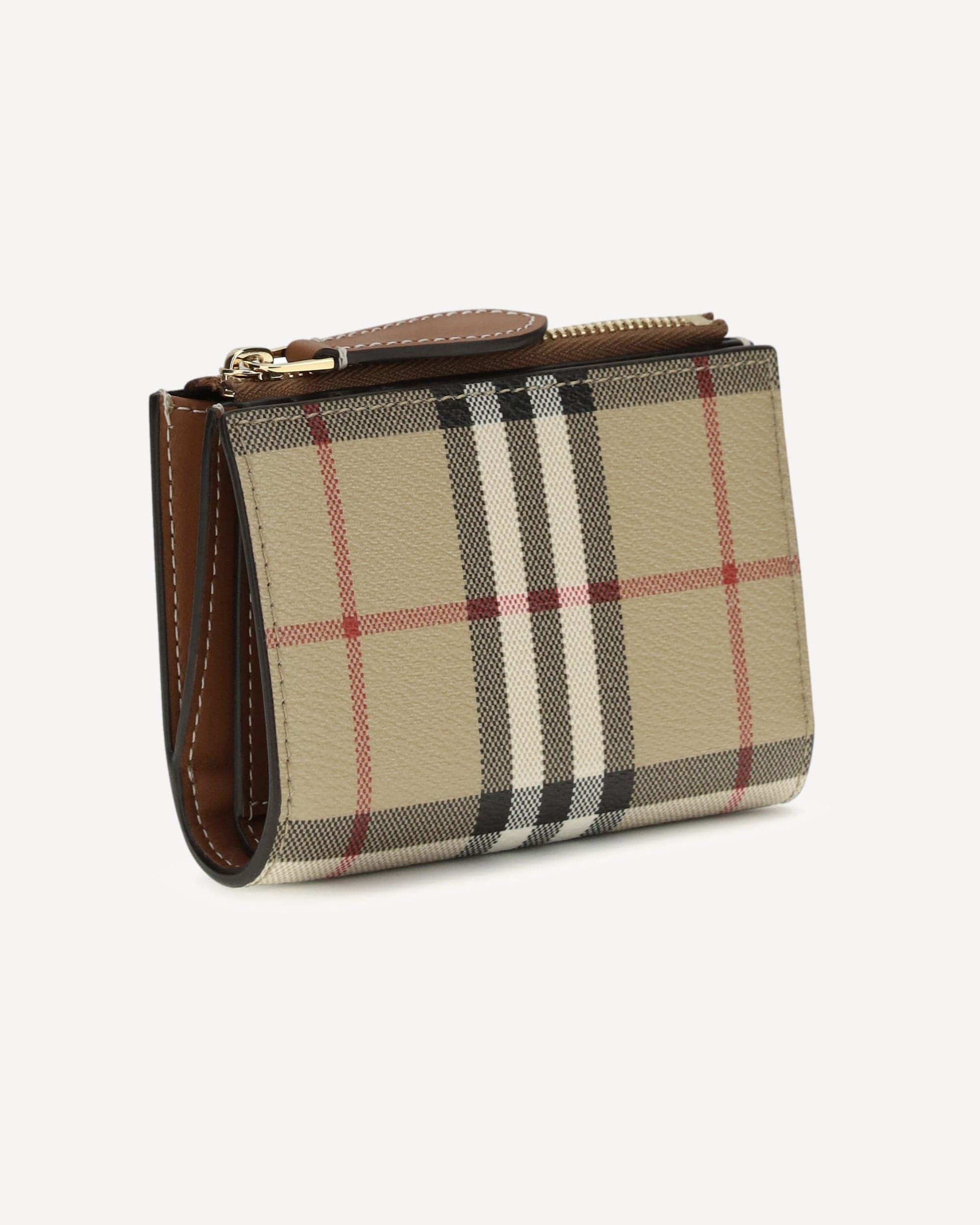 Burberry Check Printed Canvas Wallet - alternate view