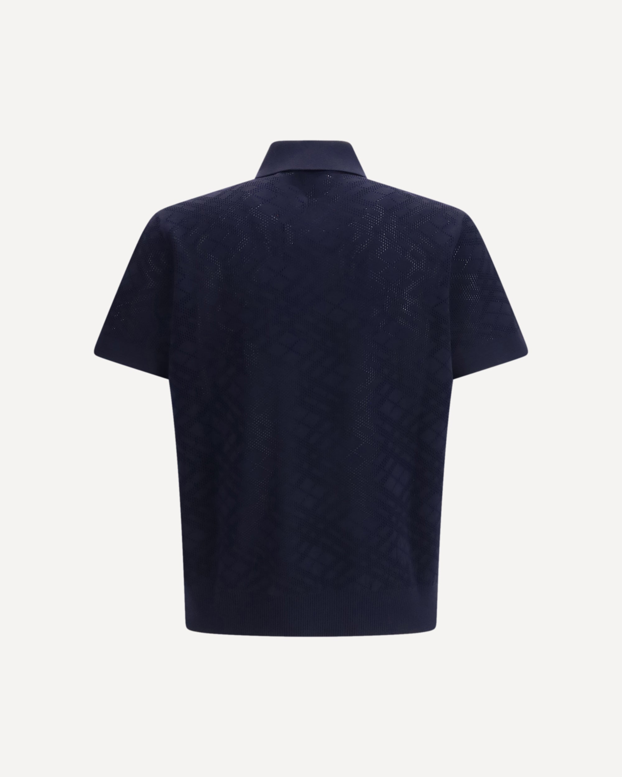 Burberry Check Wool Polo