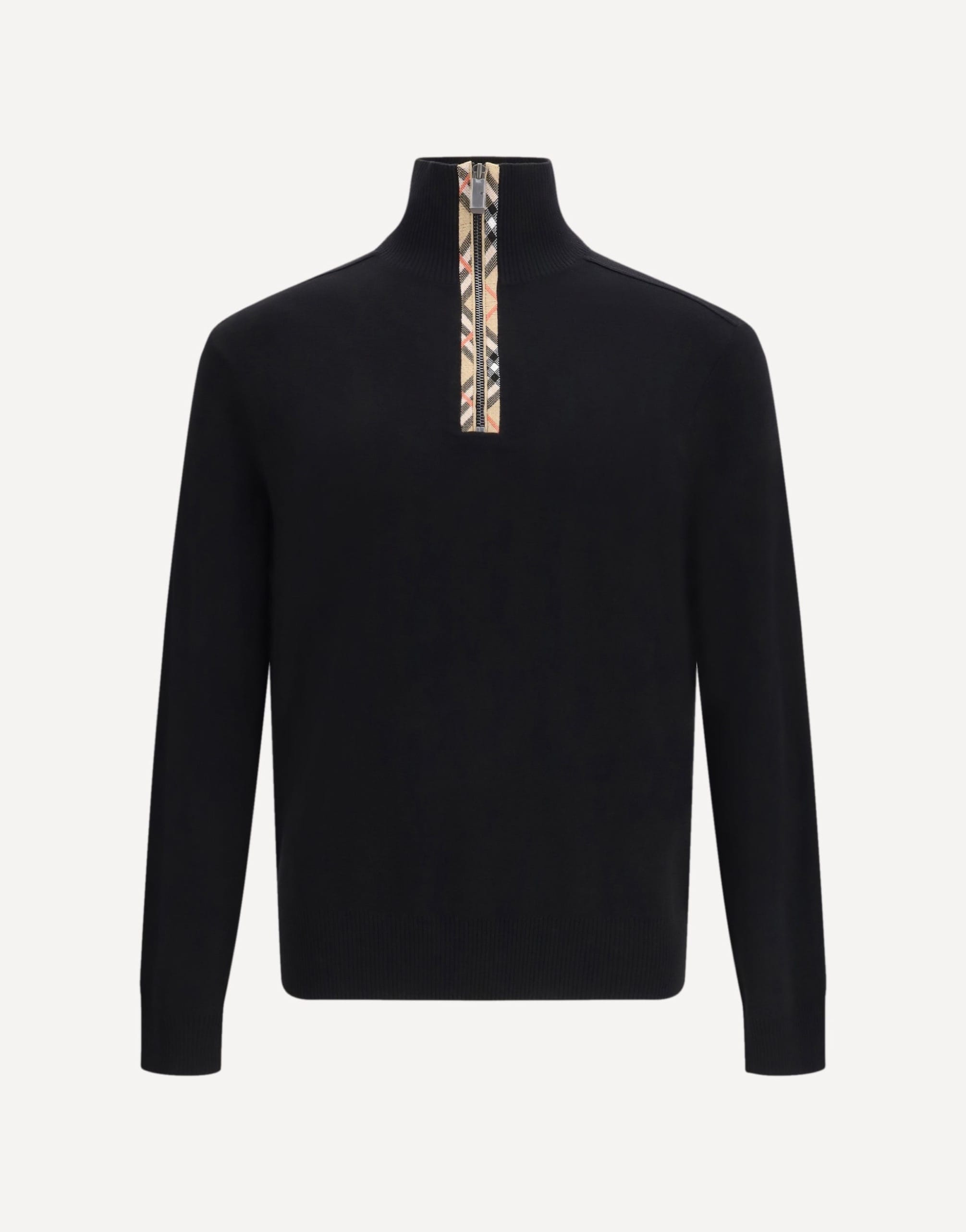 Burberry Check Wool Sweater