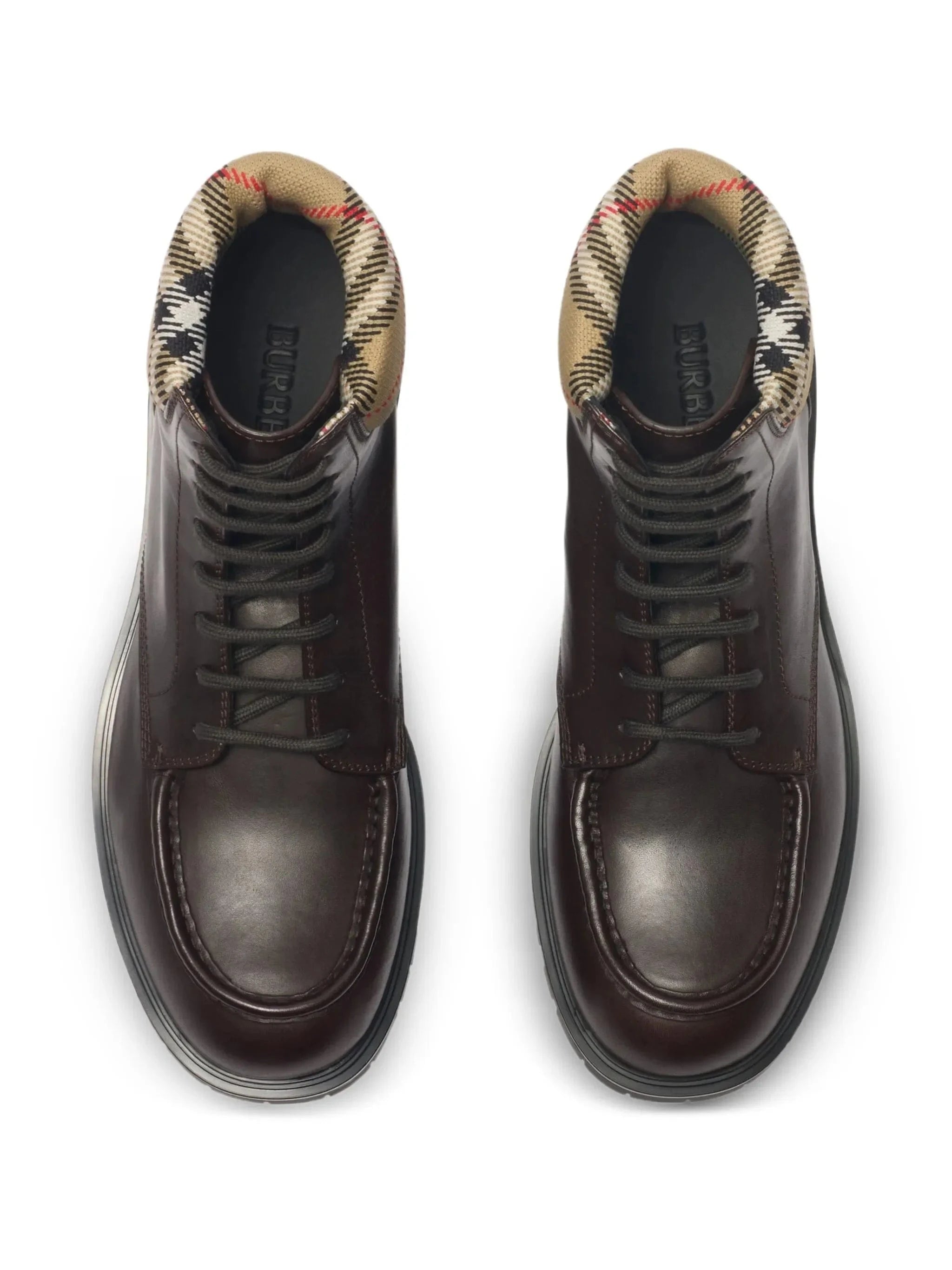 Burberry Combat Rogue Leather Boots