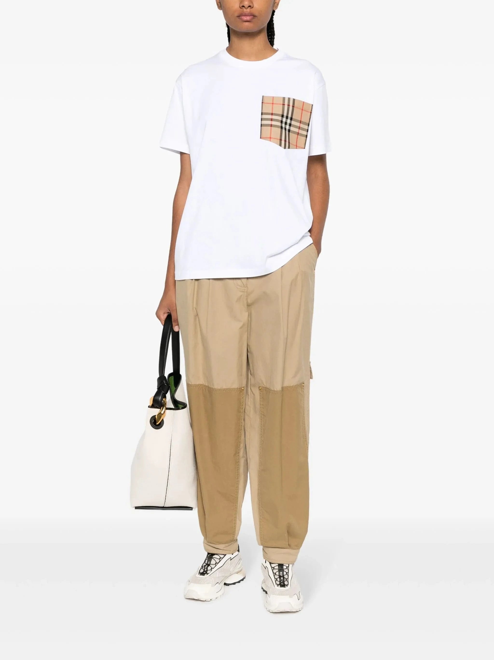 Burberry Contrast-Pocket Short-Sleeve Cotton T-Shirt - alternate view