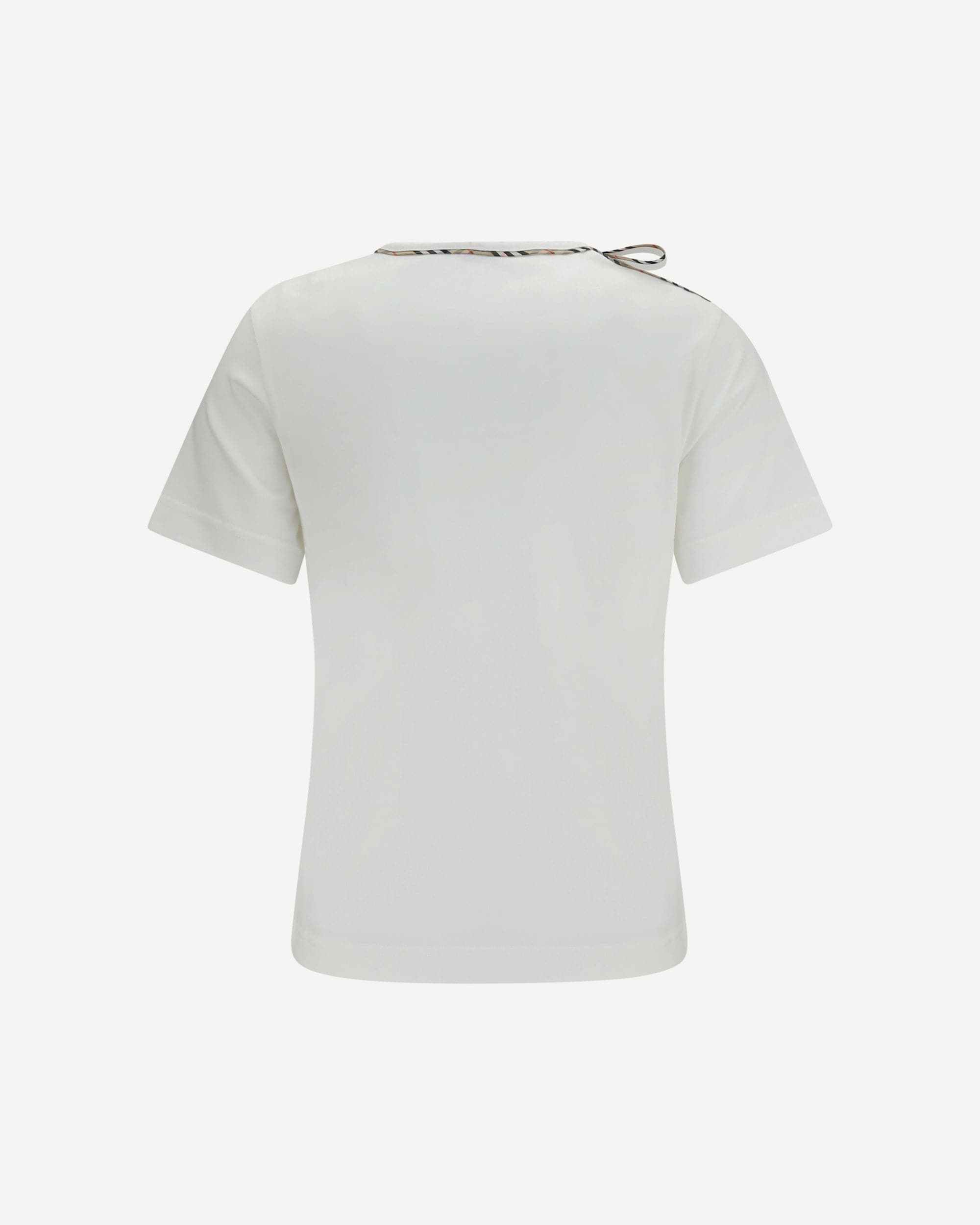 Burberry Cotton Lace-Detail Crewneck T-Shirt - alternate view