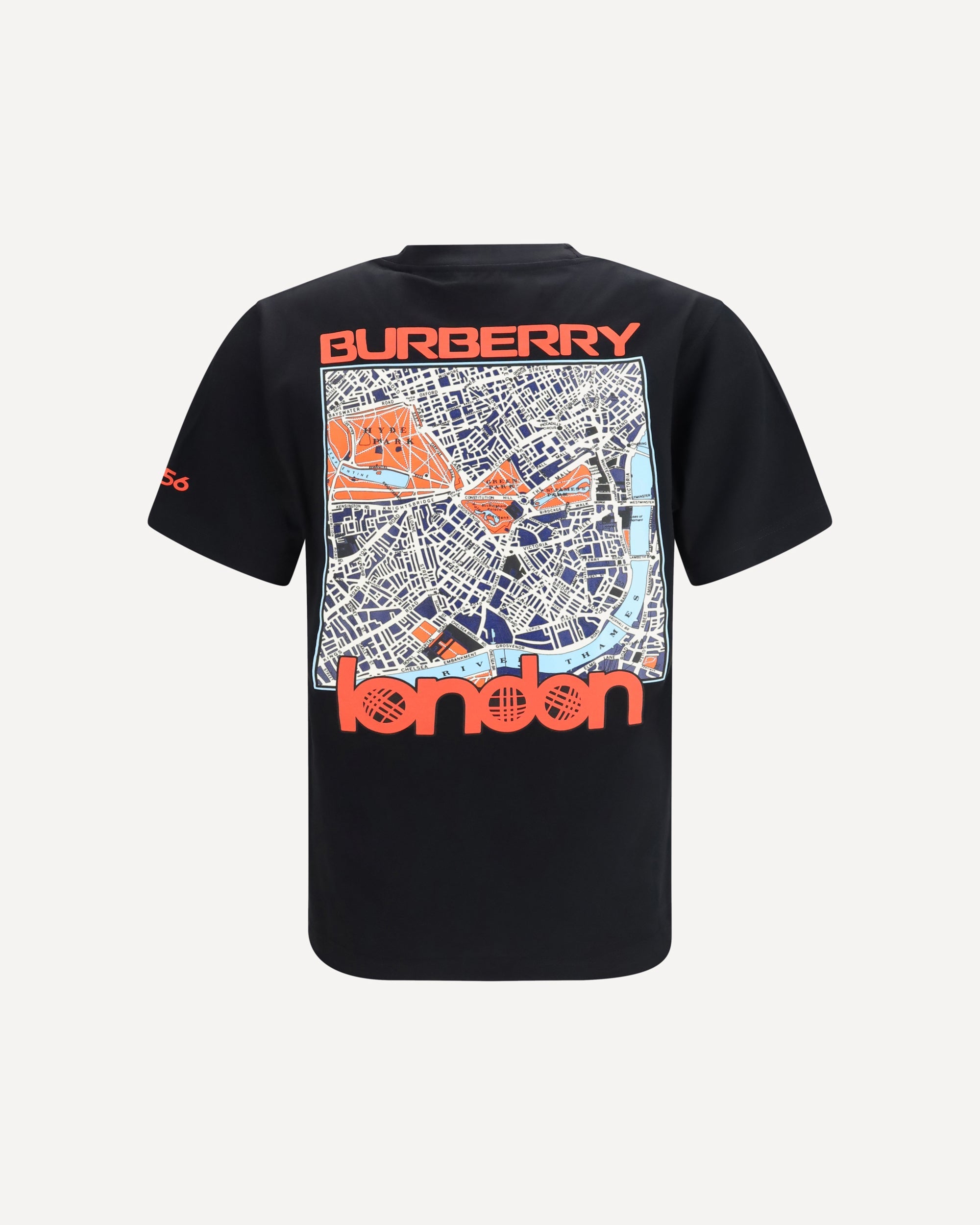 Burberry Cotton Map T-Shirt