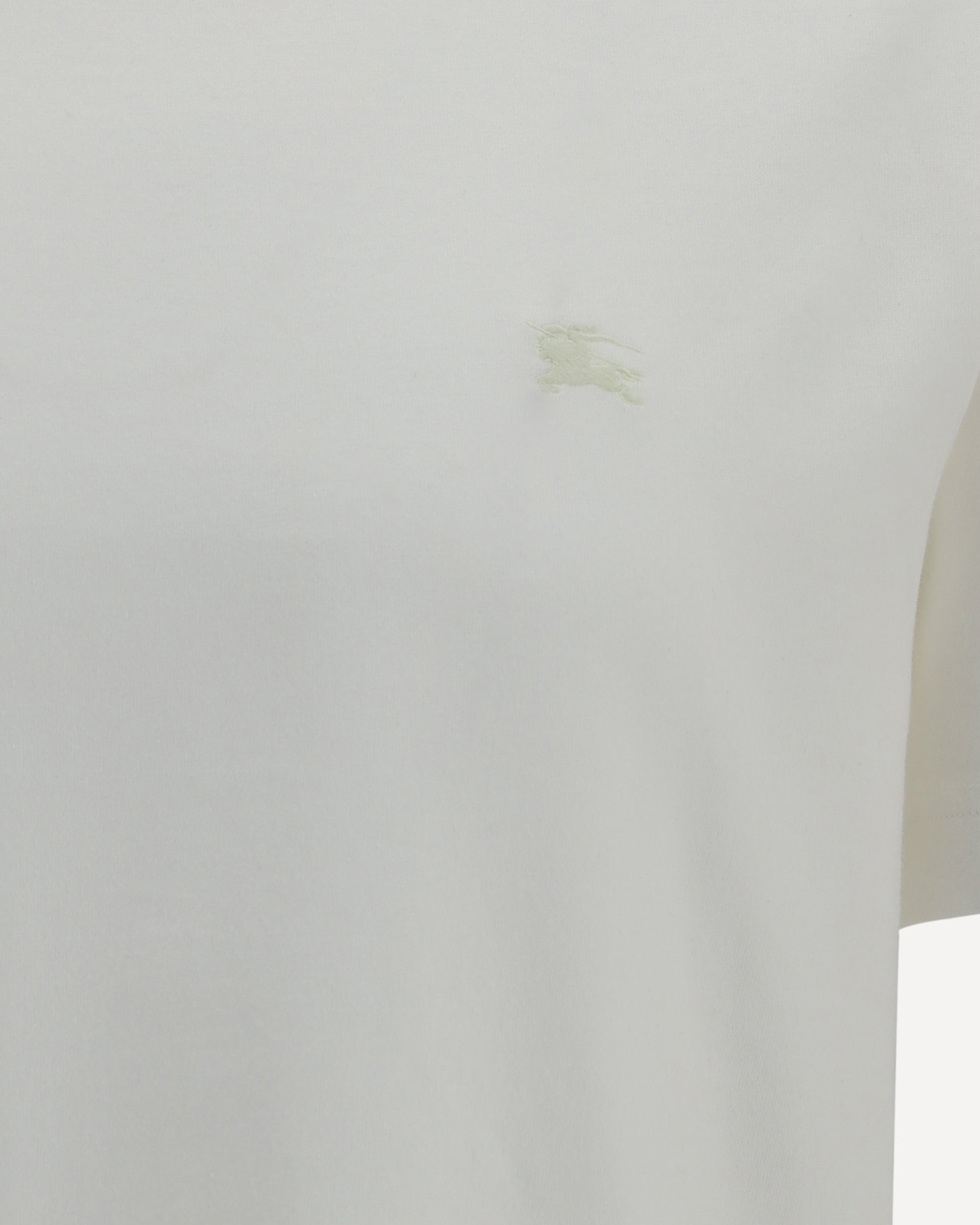 Burberry Cotton T-Shirt With Embroidered Logo