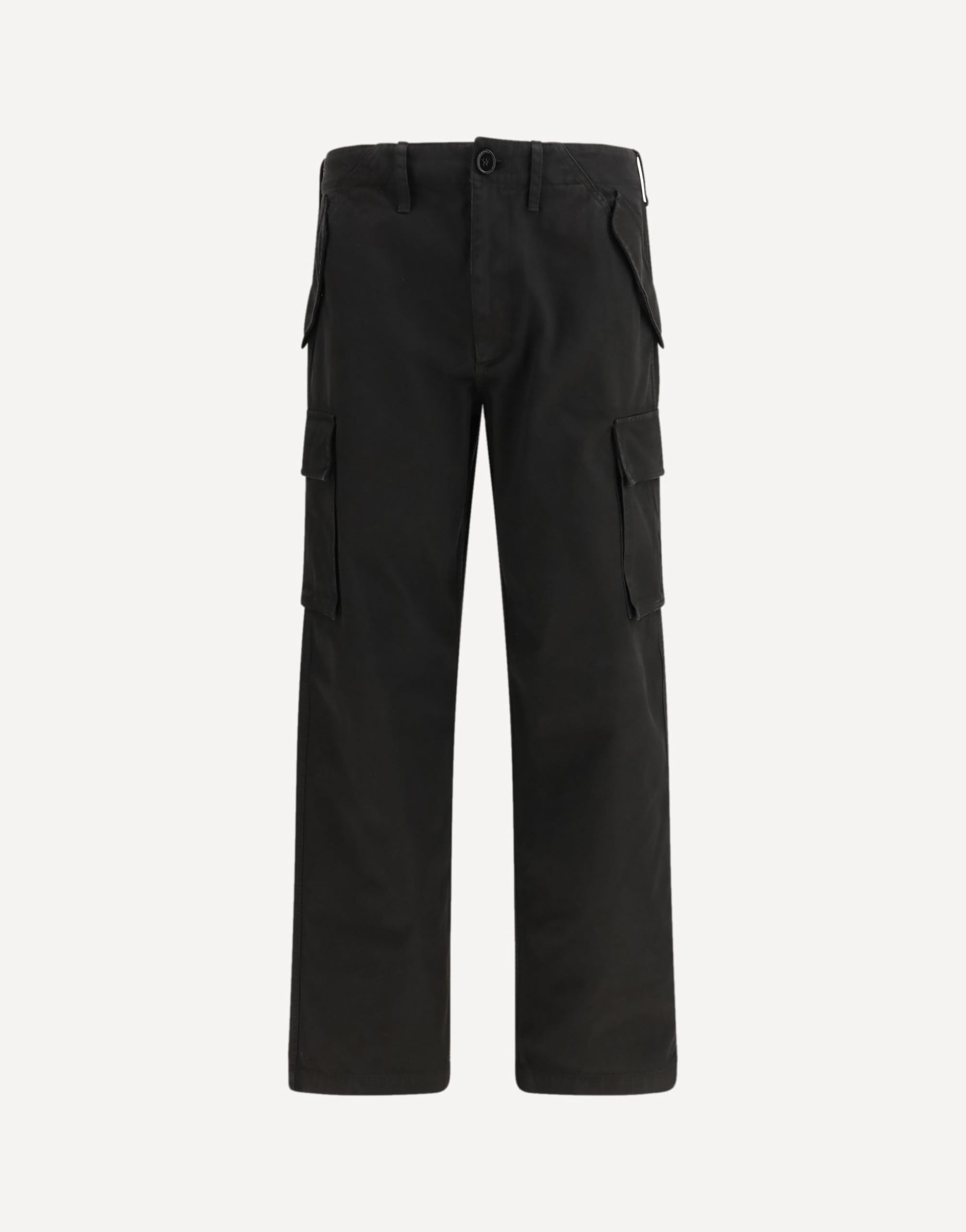 Burberry Cotton Twill Cargo Trousers