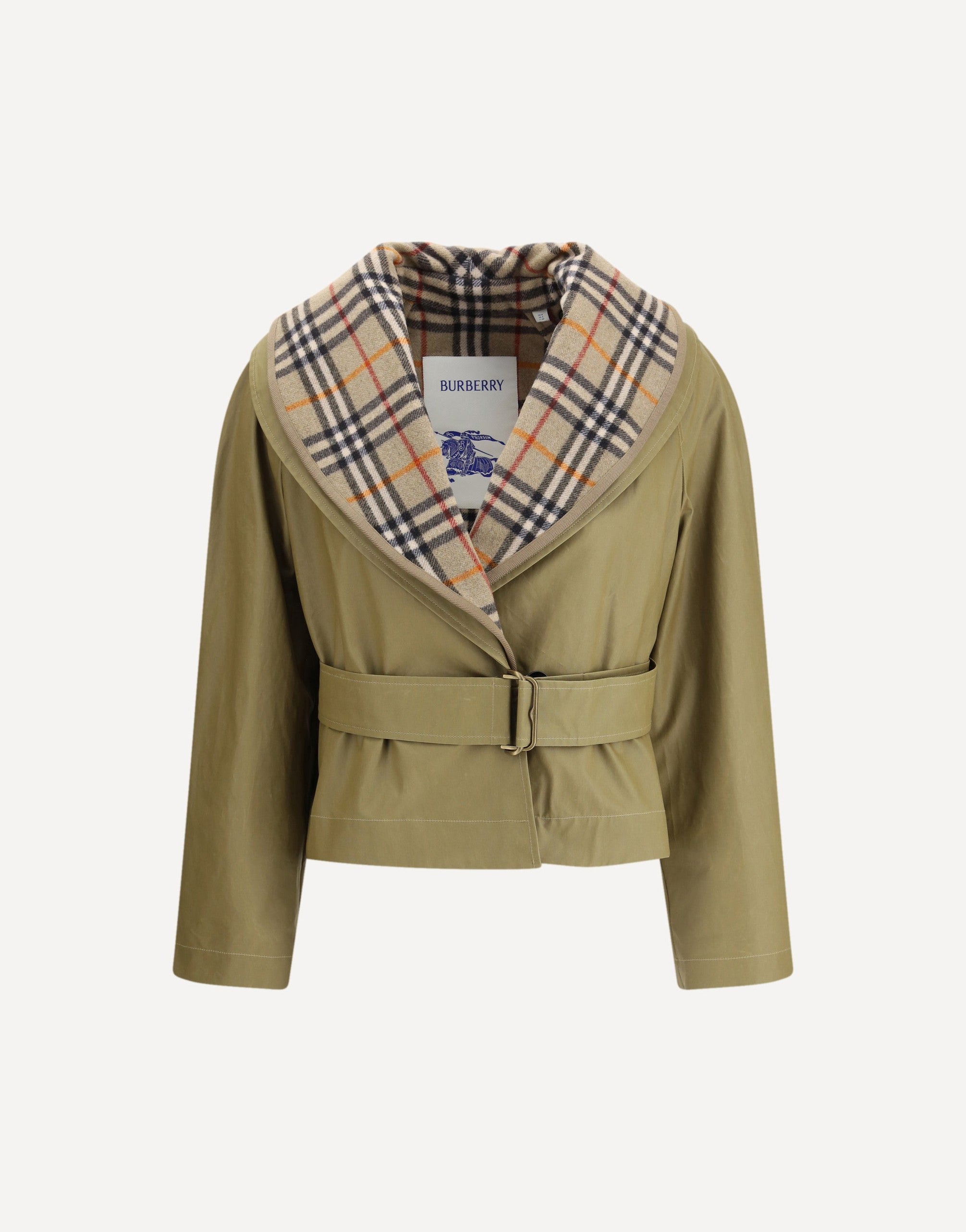 Burberry Cropped Cotton Jacket
