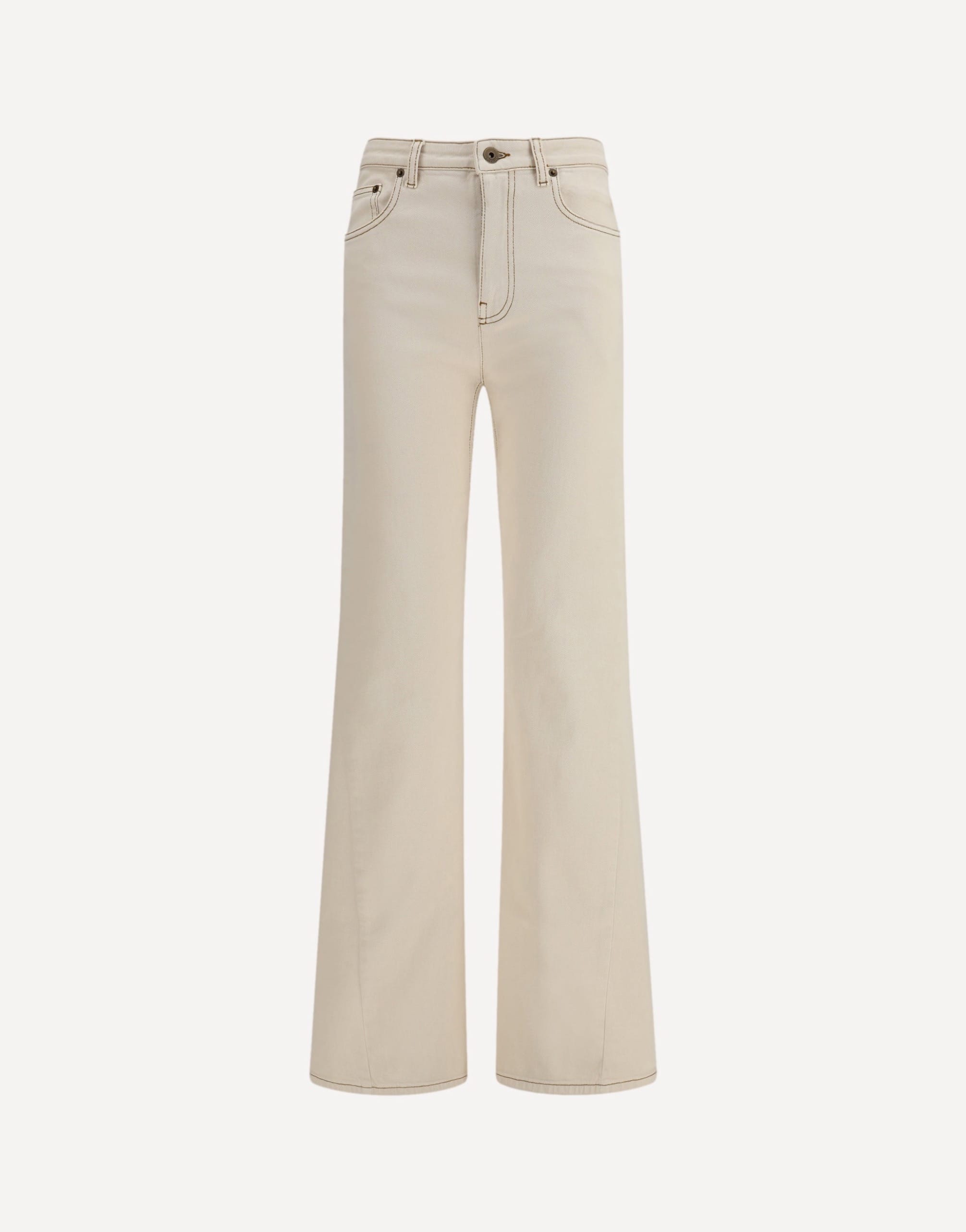 Burberry High-Waisted Bootcut Jeans
