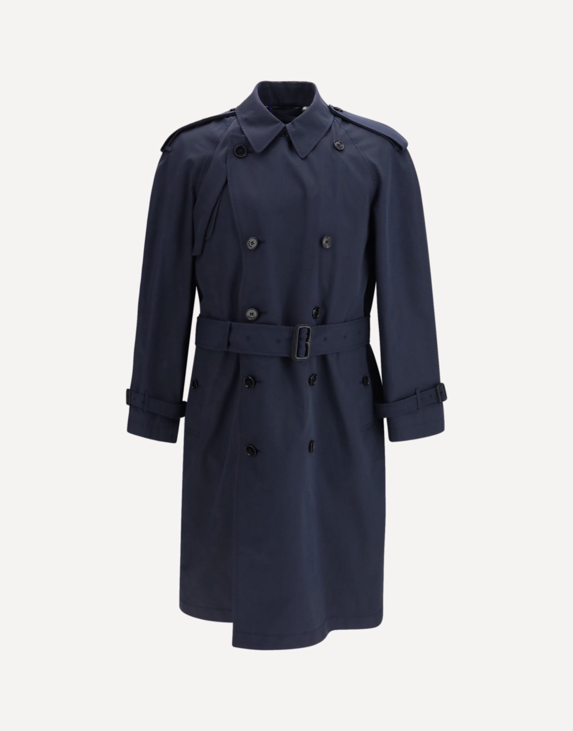 Burberry Highbury Mixed Cotton Trench