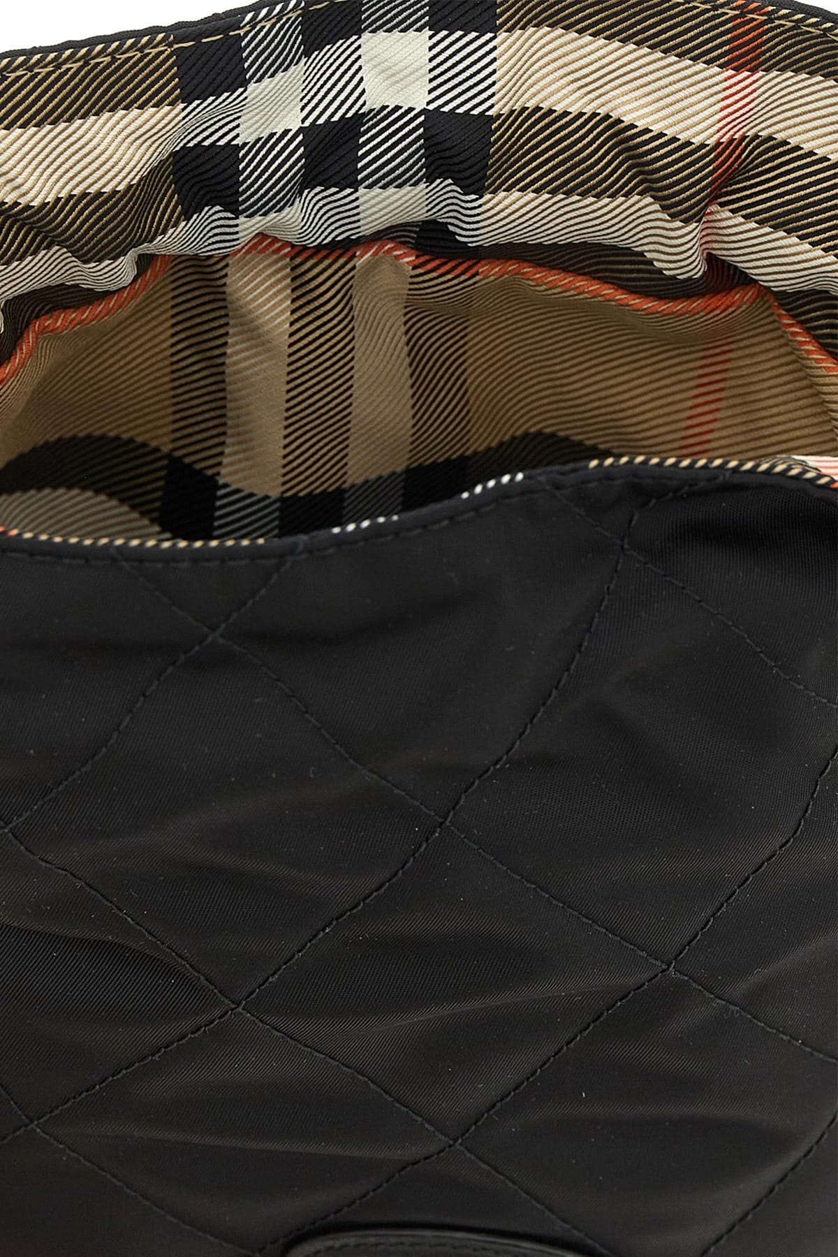 Burberry Burberry Horseshoe Quilted Nylon Clutch