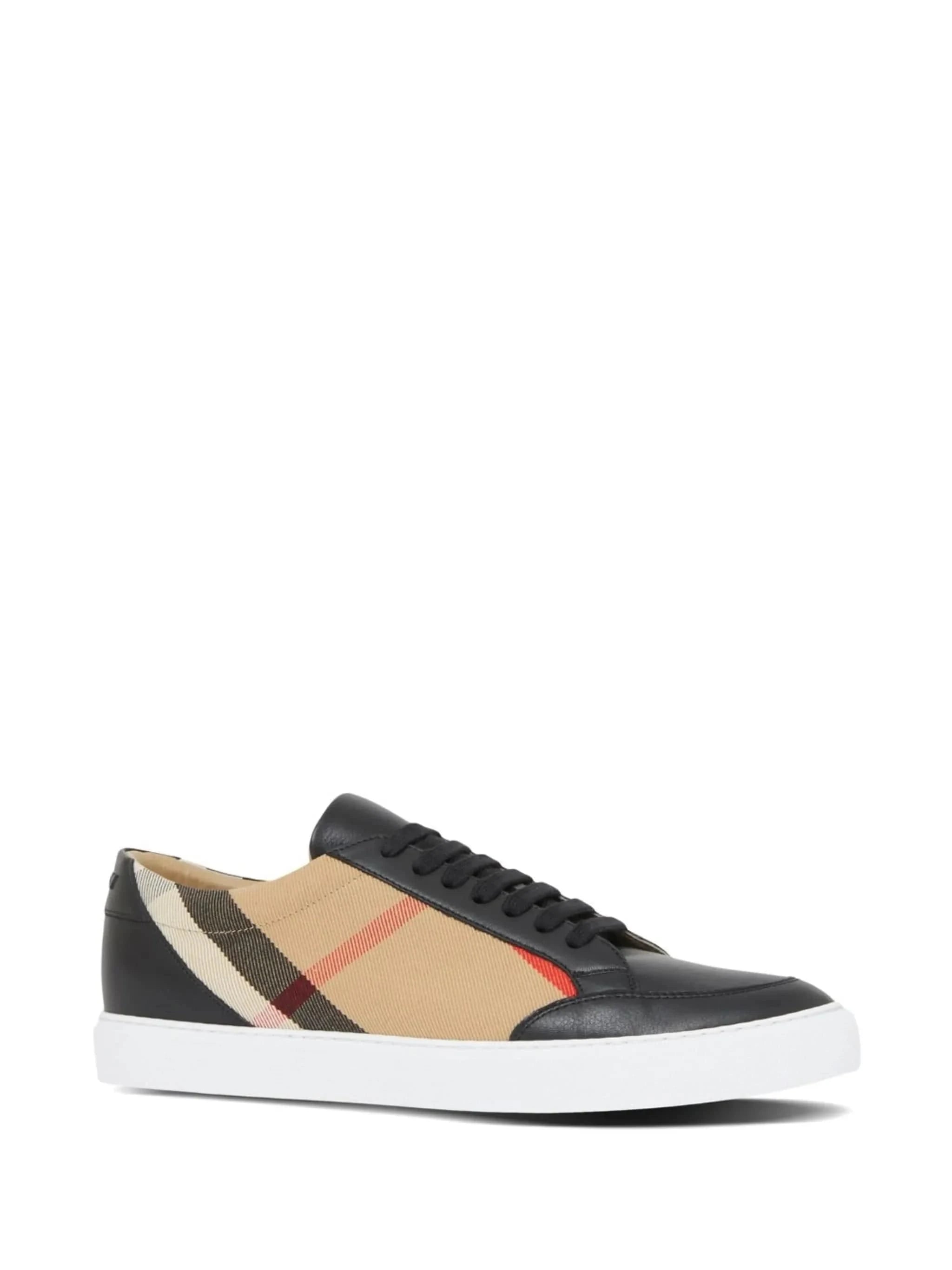 Burberry House Check-Print Lace-Up Sneakers - alternate view