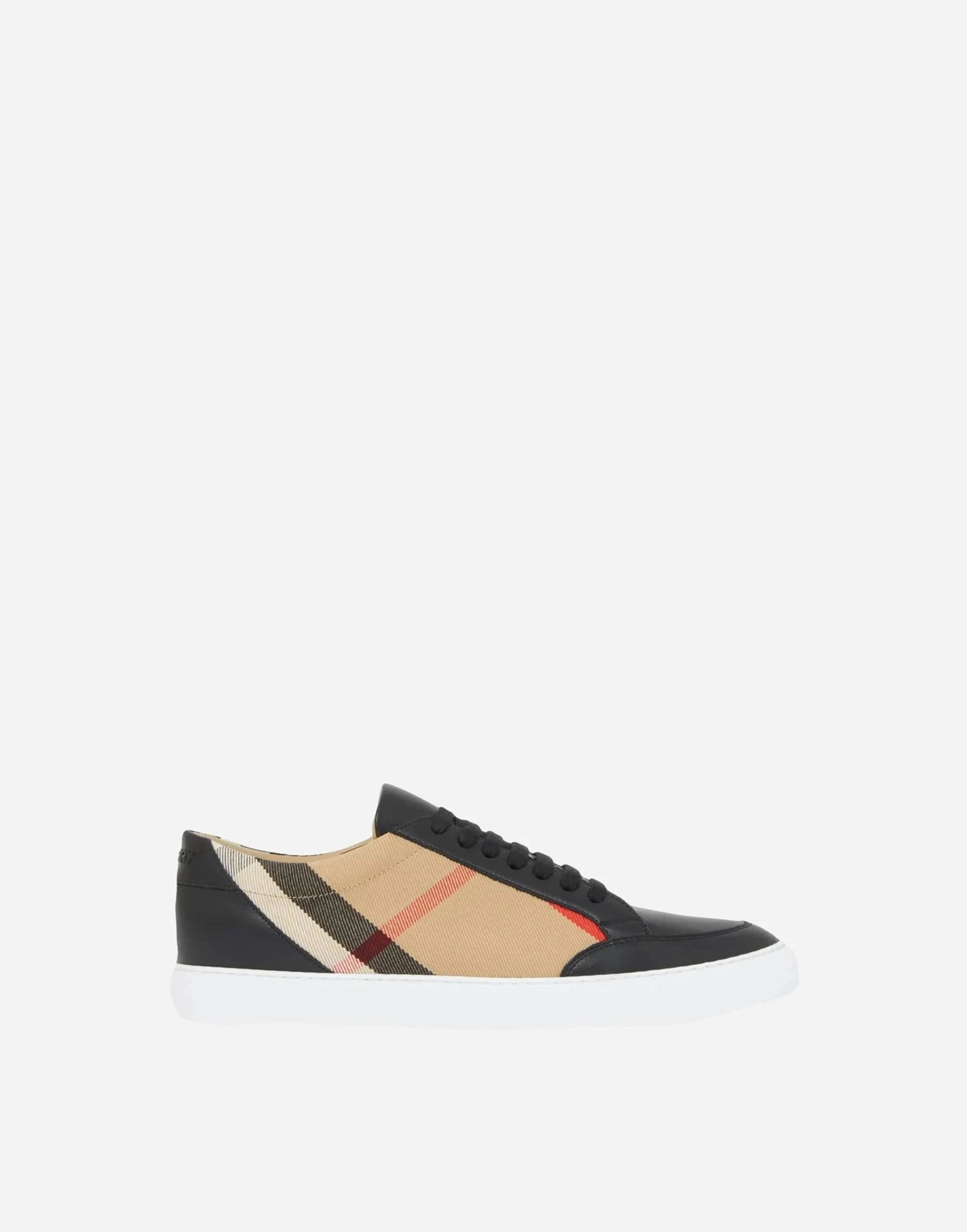 Burberry House Check-Print Lace-Up Sneakers