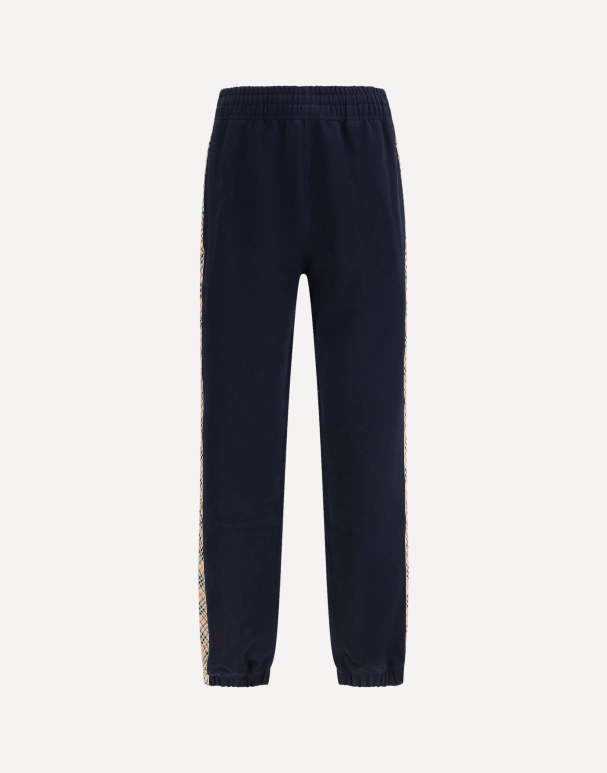 Burberry Jogging Pants With Burberry Check Tape