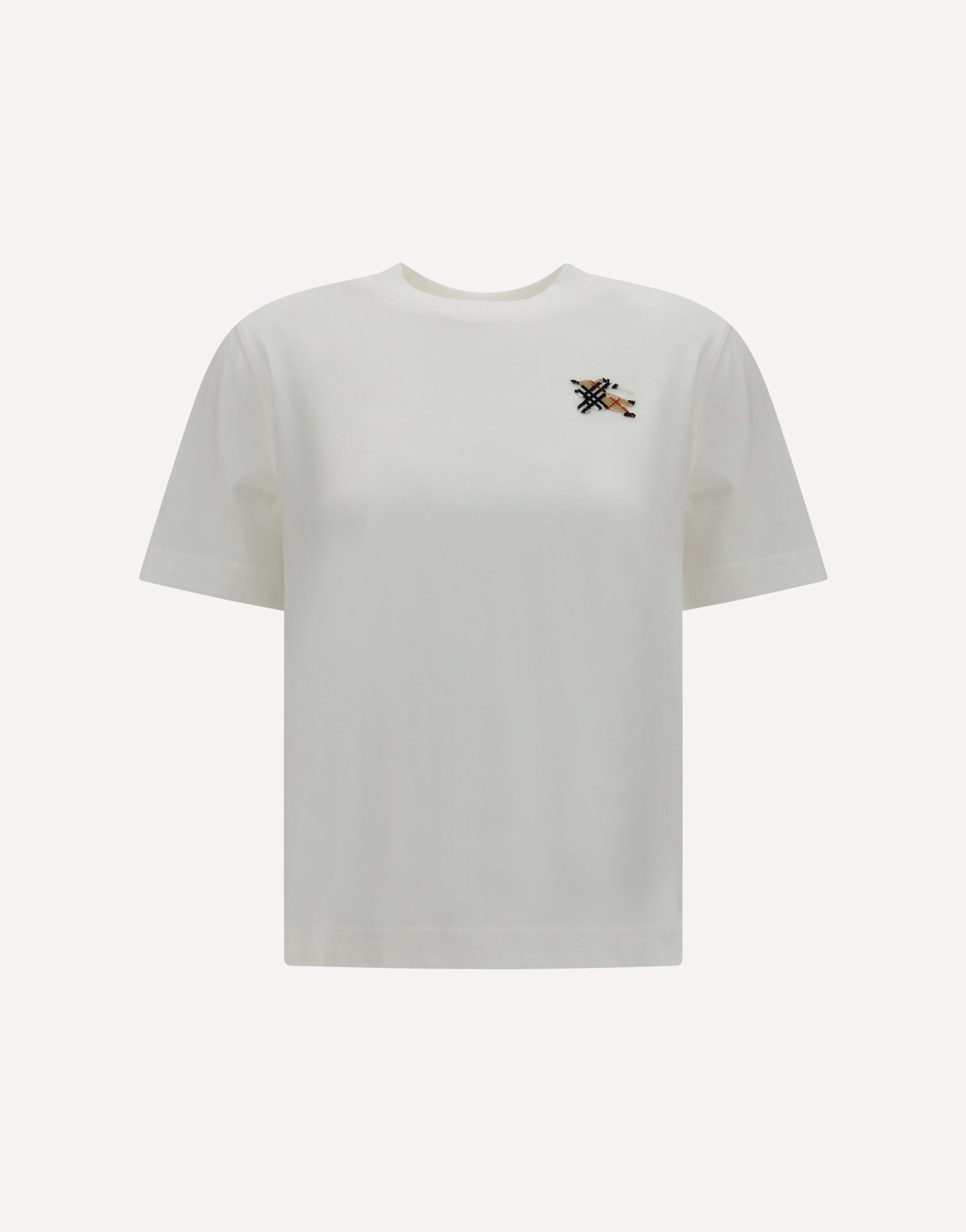 Burberry Knight Check Cotton T-Shirt