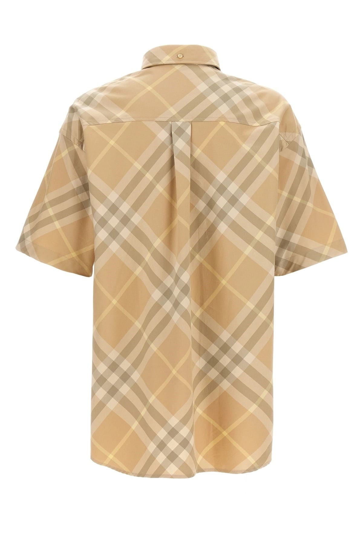 Burberry Burberry Logo Embroidery Check Shirt