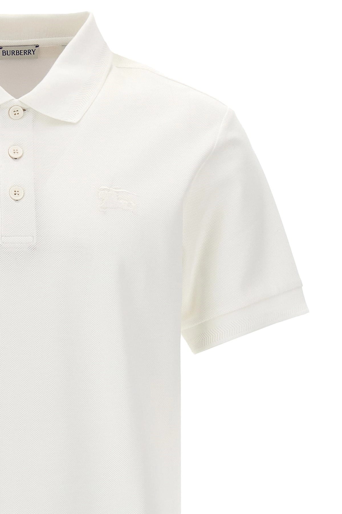Burberry Burberry Logo Embroidery Polo Shirt