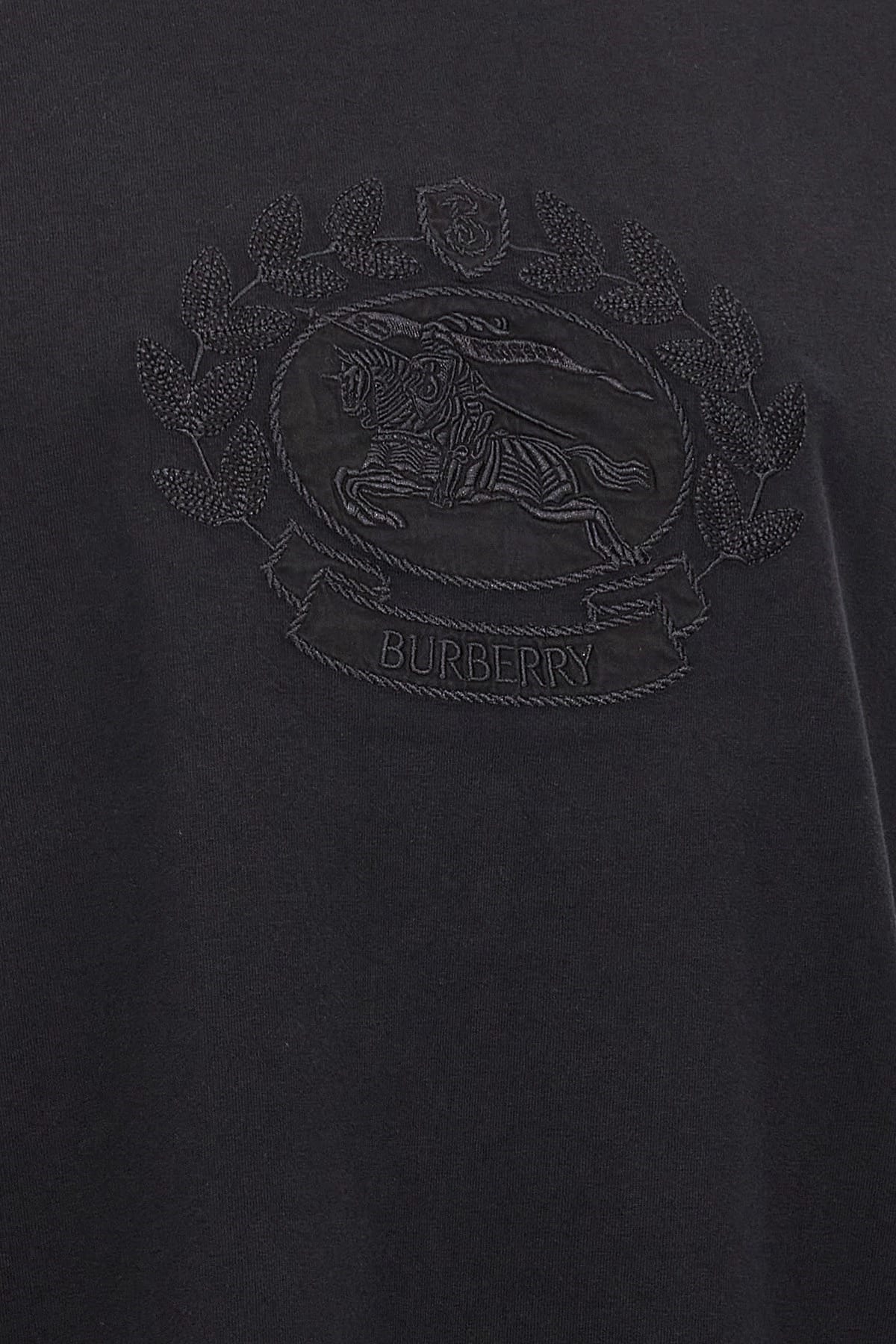 Burberry Burberry Logo Embroidery T-Shirt