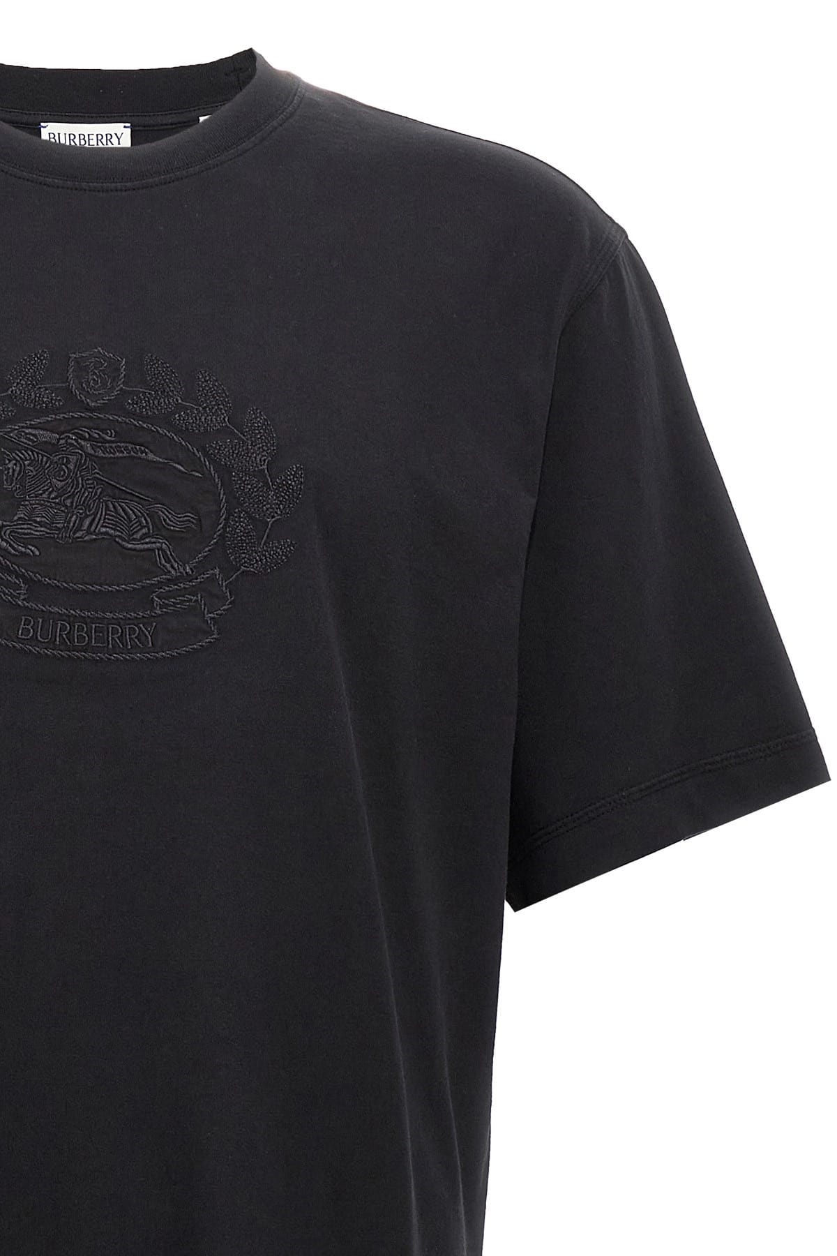 Burberry Burberry Logo Embroidery T-Shirt