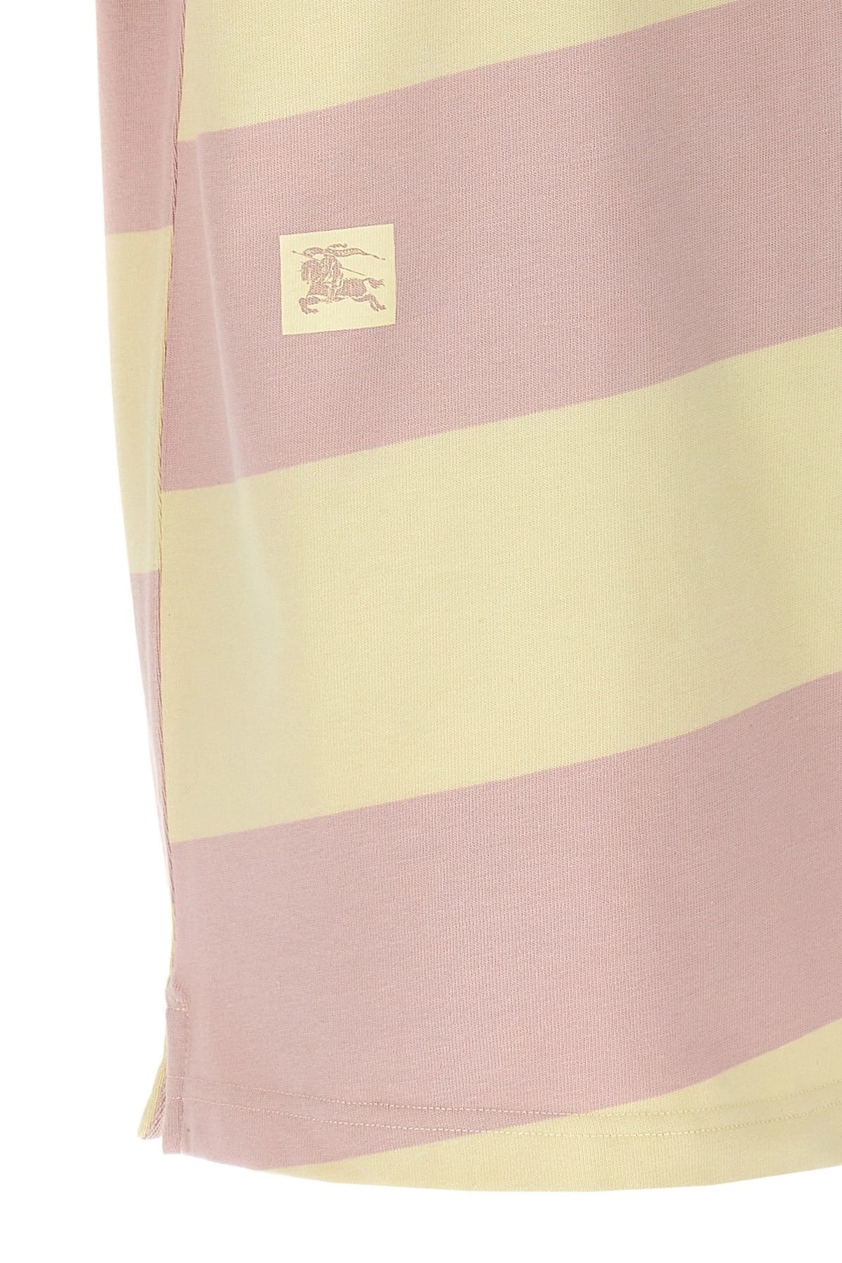 Burberry Burberry Logo Striped Polo Shirt