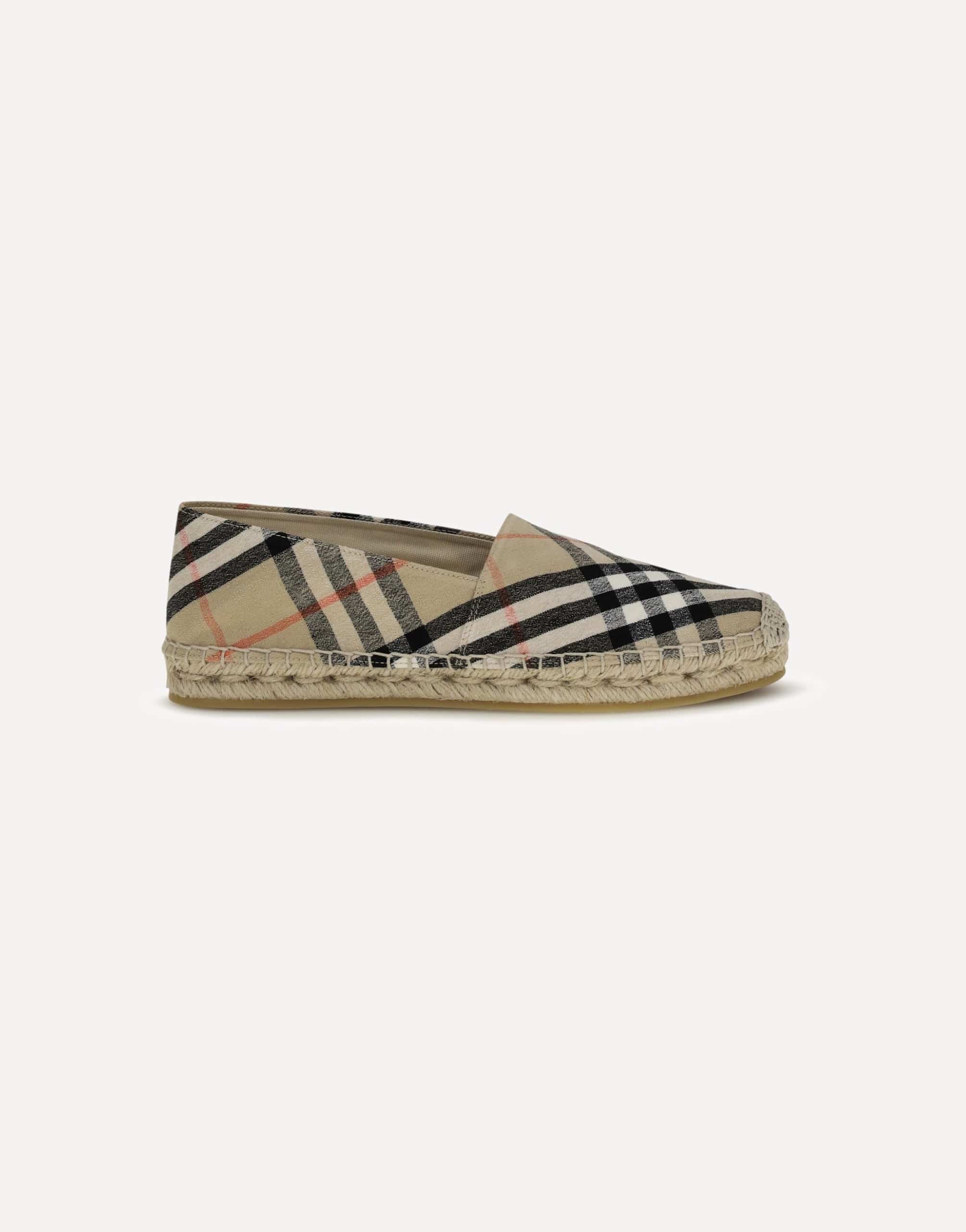 Burberry Mews Check Espadrilles