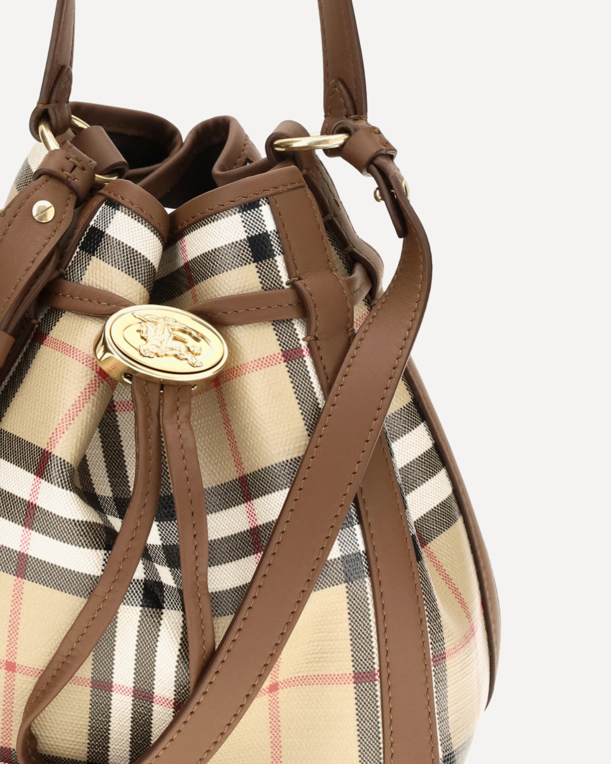 Burberry Mini Check Beuteltasche