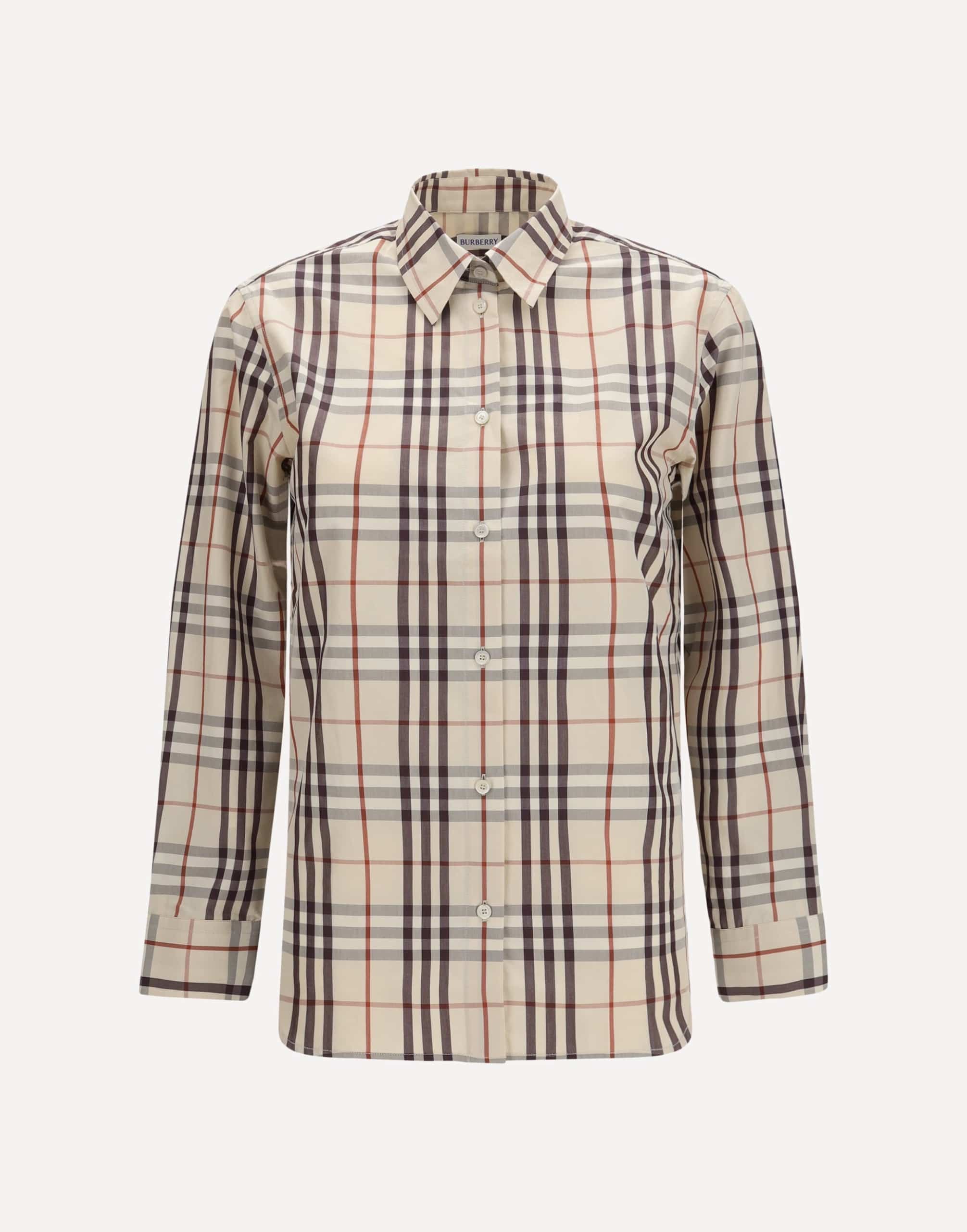 Burberry Regular Fit Check Cotton Shirt