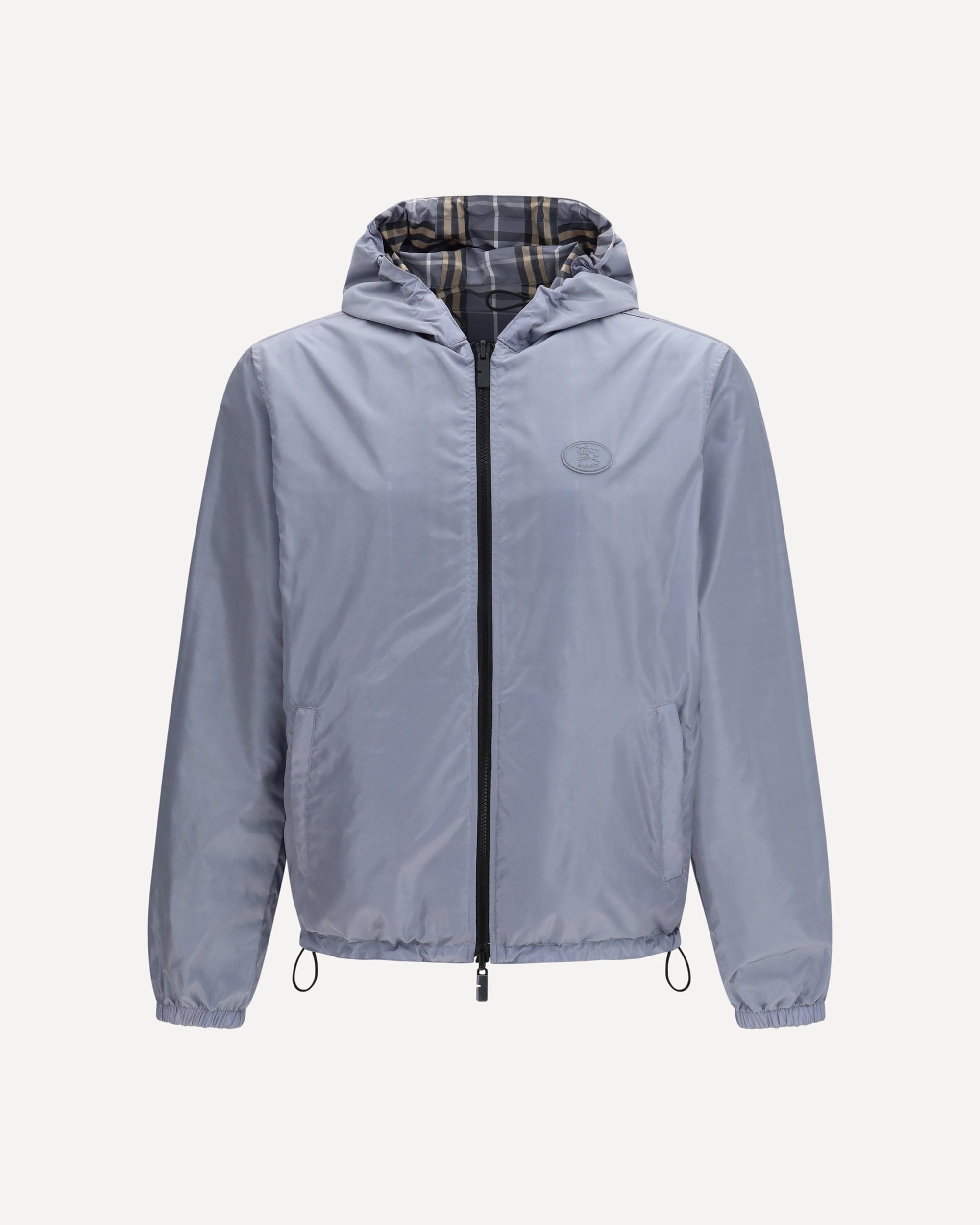 Burberry Reversible Check Hooded Jacket