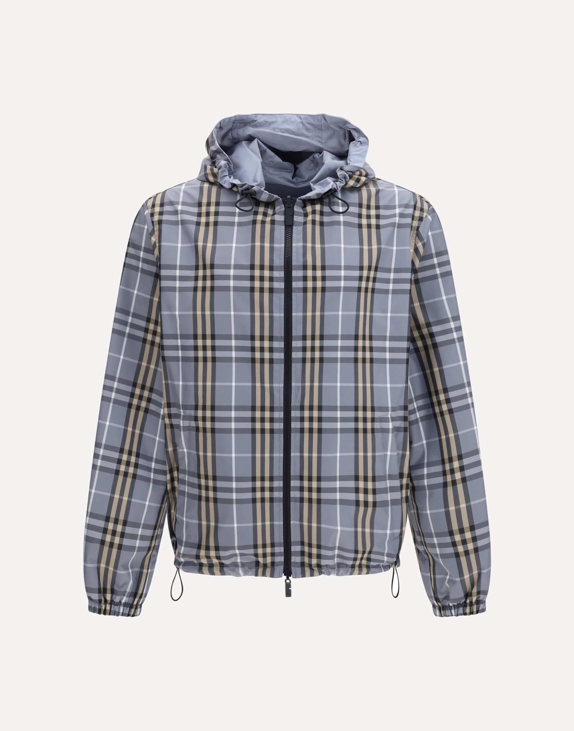 Burberry Reversible Check Hooded Jacket