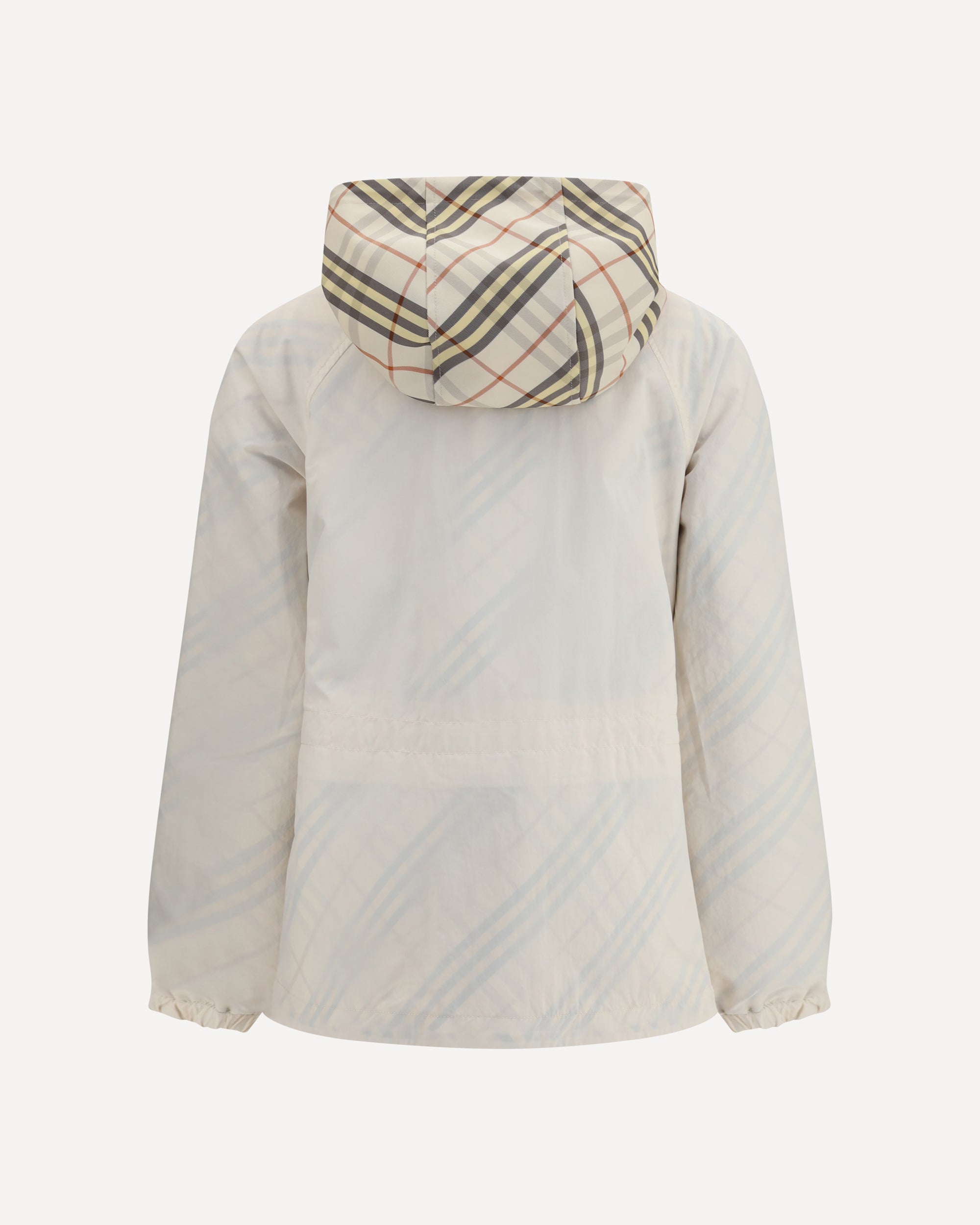 Giacca con cappuccio reversibile Check Burberry