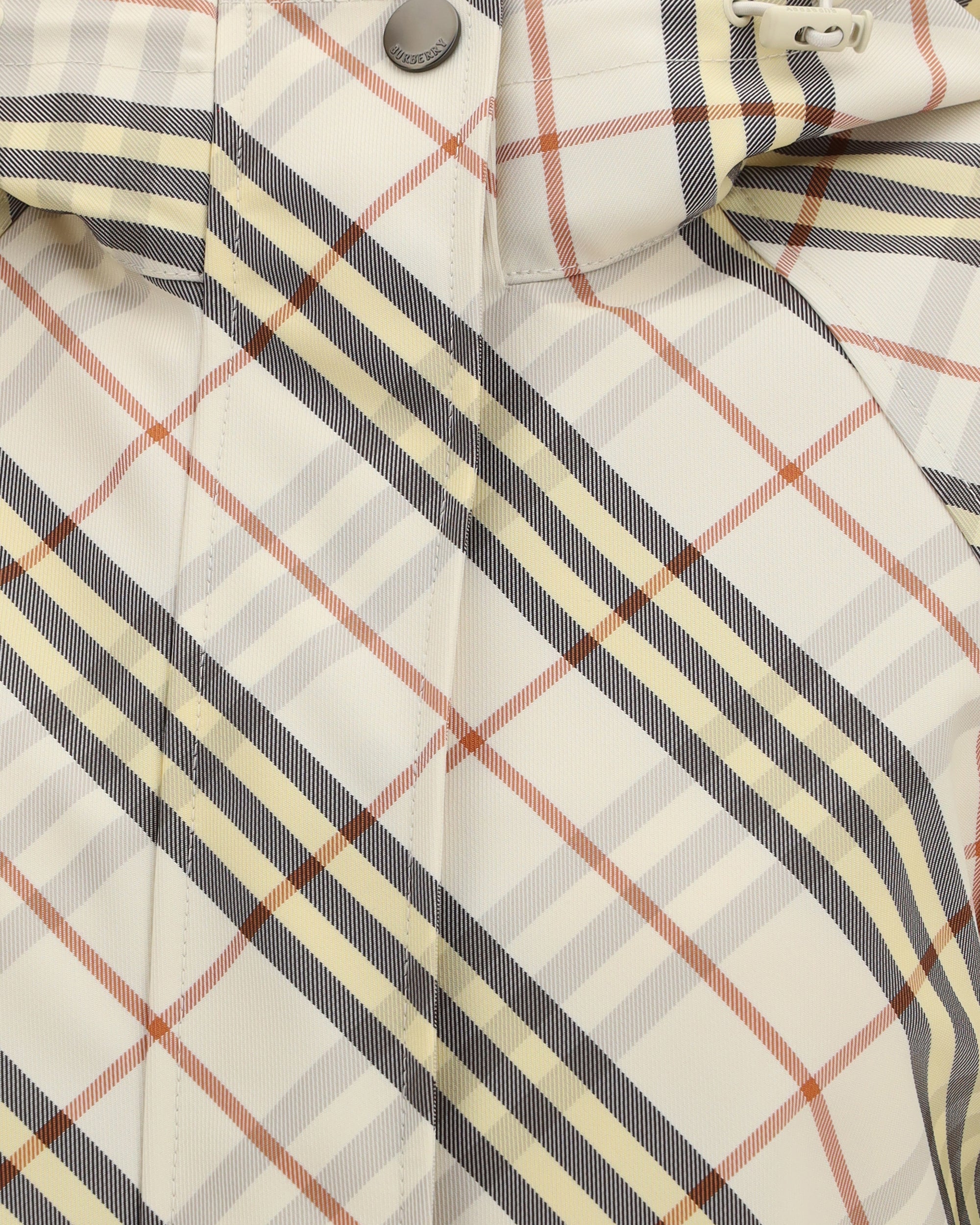 Giacca con cappuccio reversibile Check Burberry
