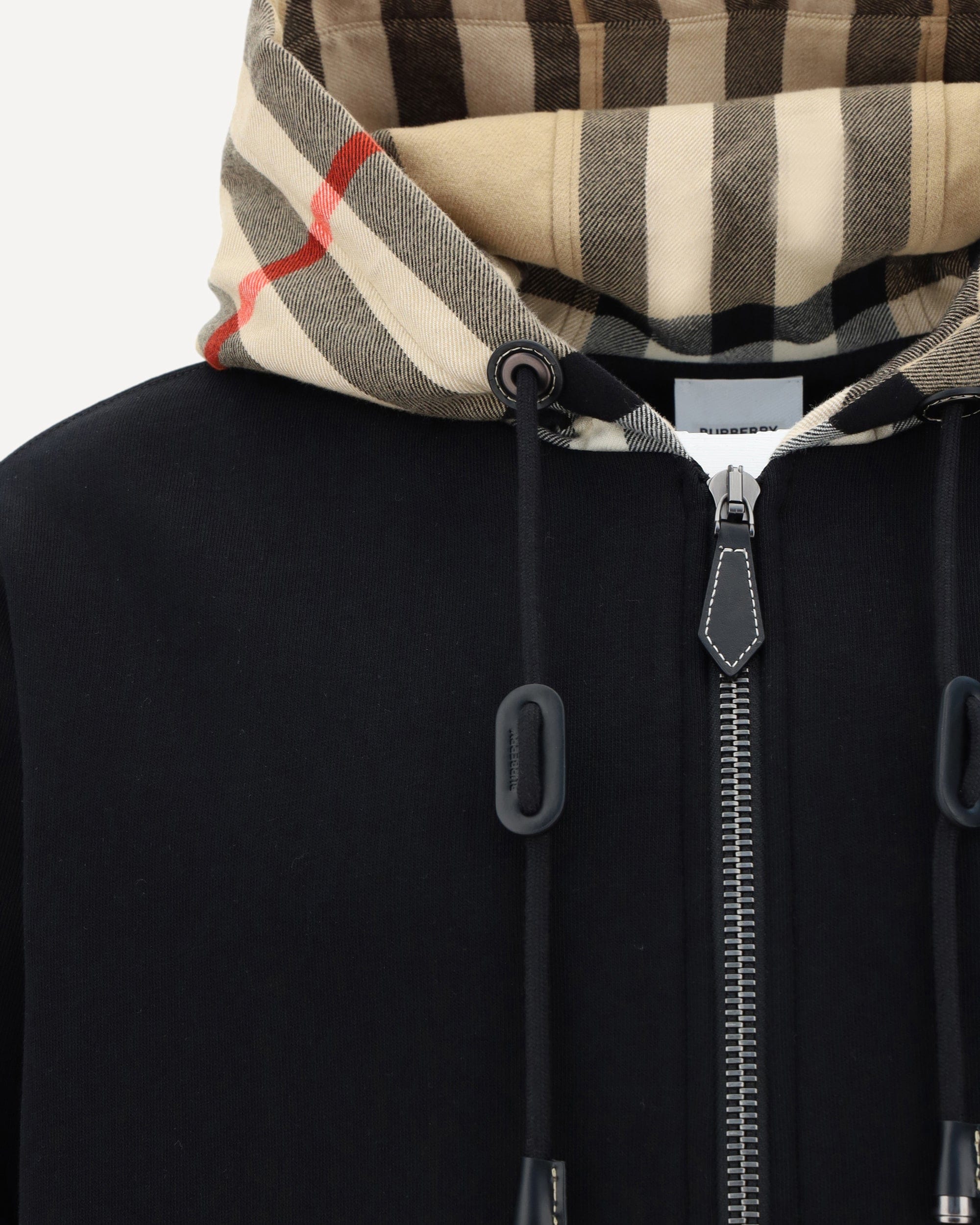 Burberry Samuel Hoodie With Check Archive