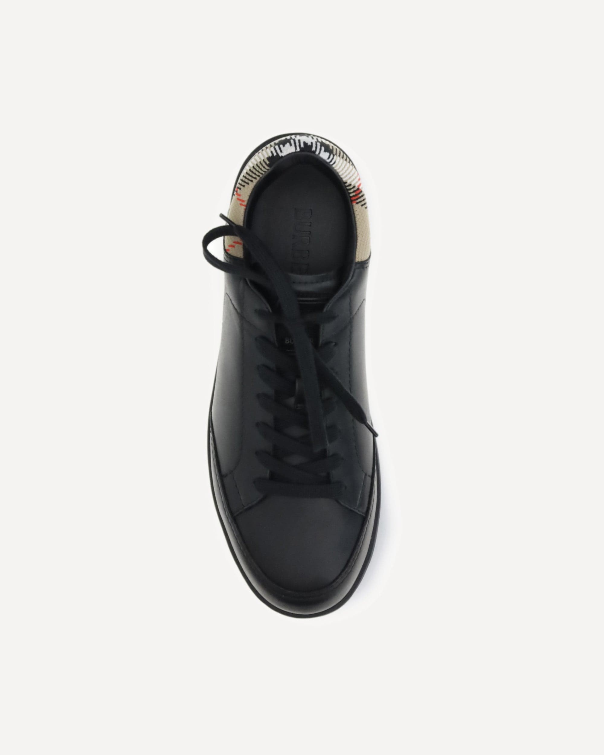 Burberry Set Sneakers With Burberry Check