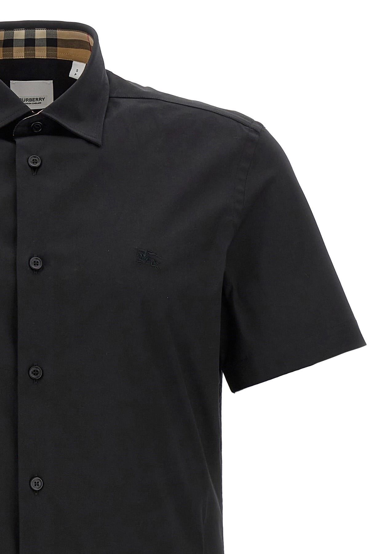 Burberry Burberry Sherfield Logo-Embroidered Shirt