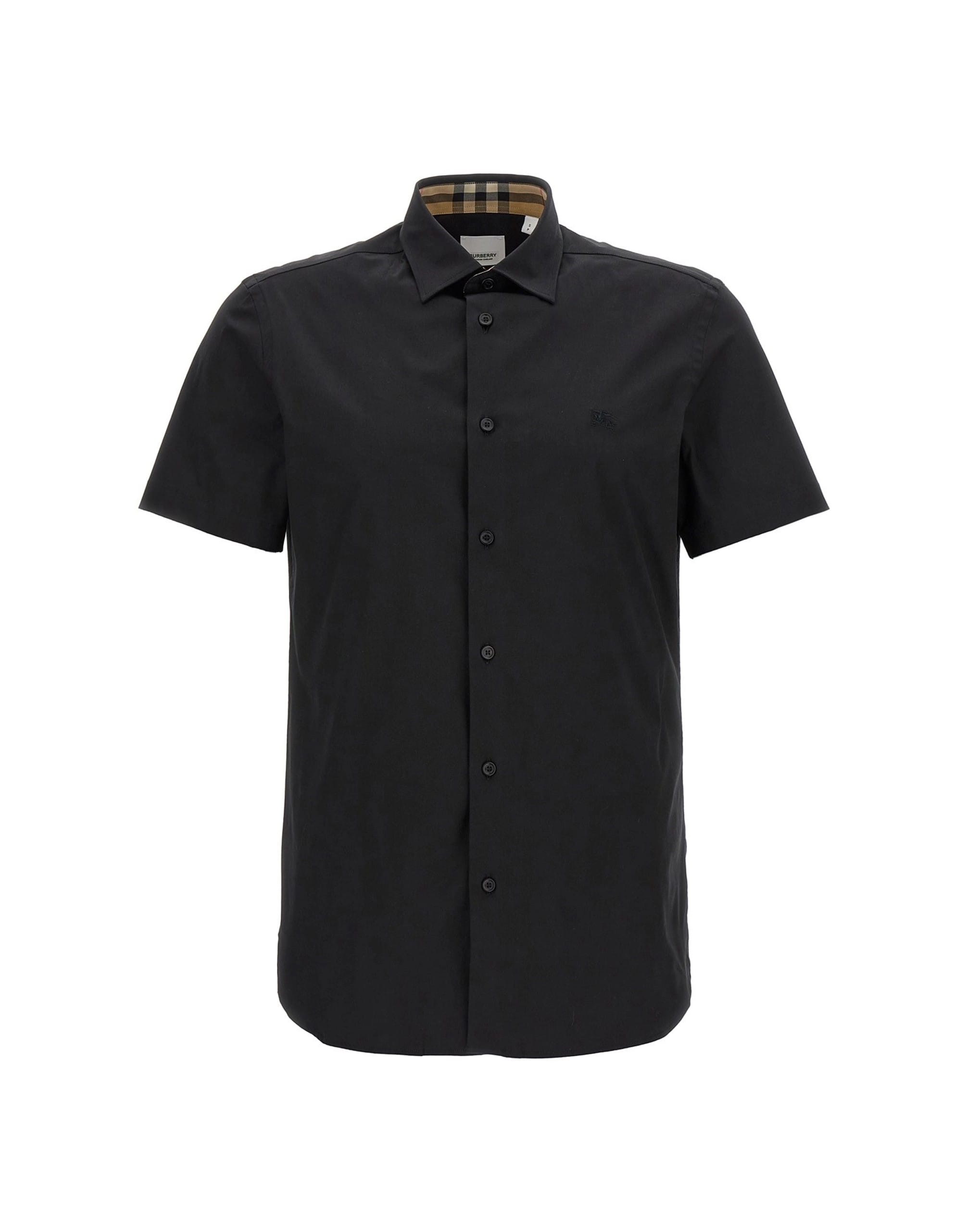 Burberry Burberry Sherfield Logo-Embroidered Shirt