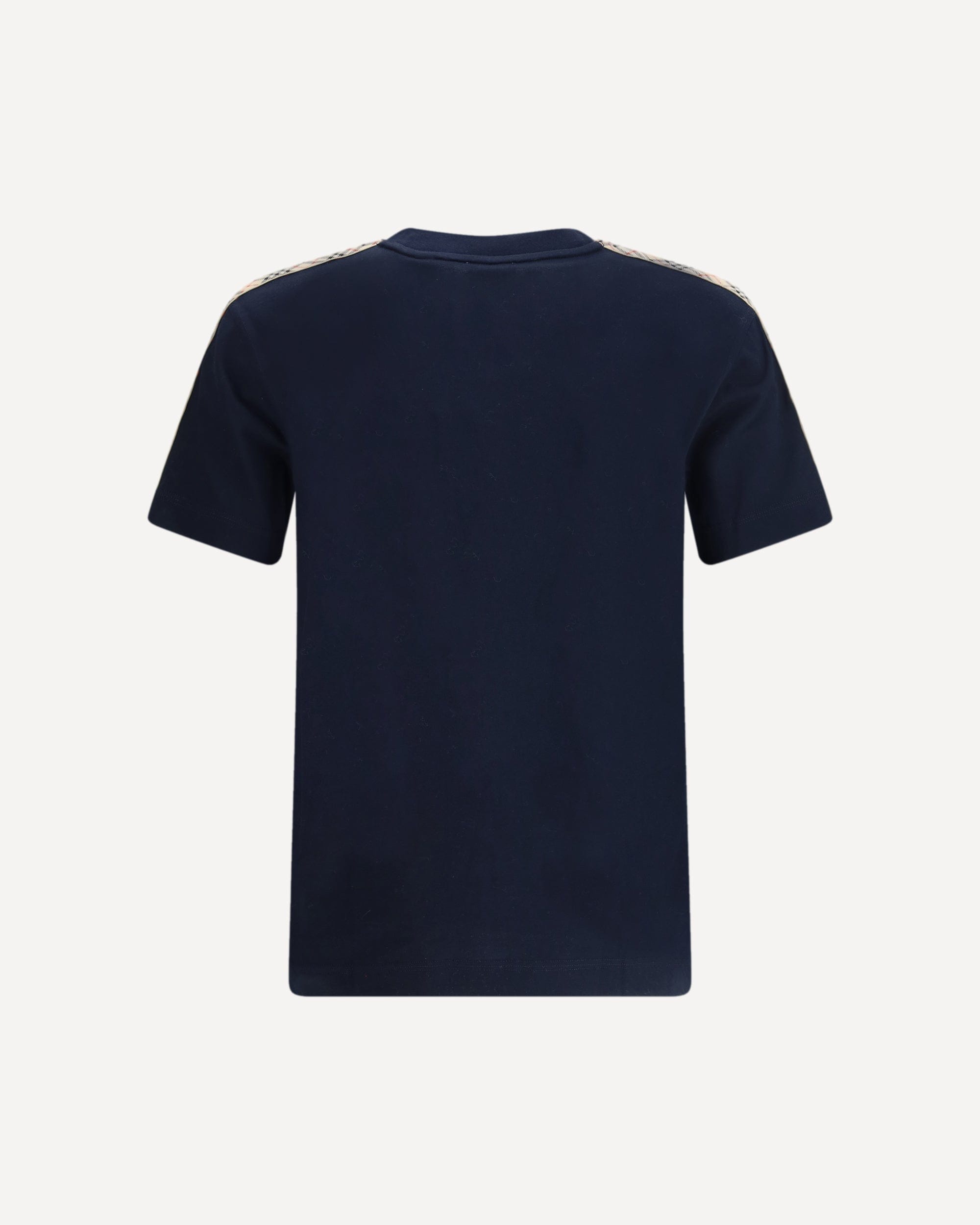 Burberry Short-Sleeved T-Shirt With Burberry Check Shoulder Stripes - alternate view