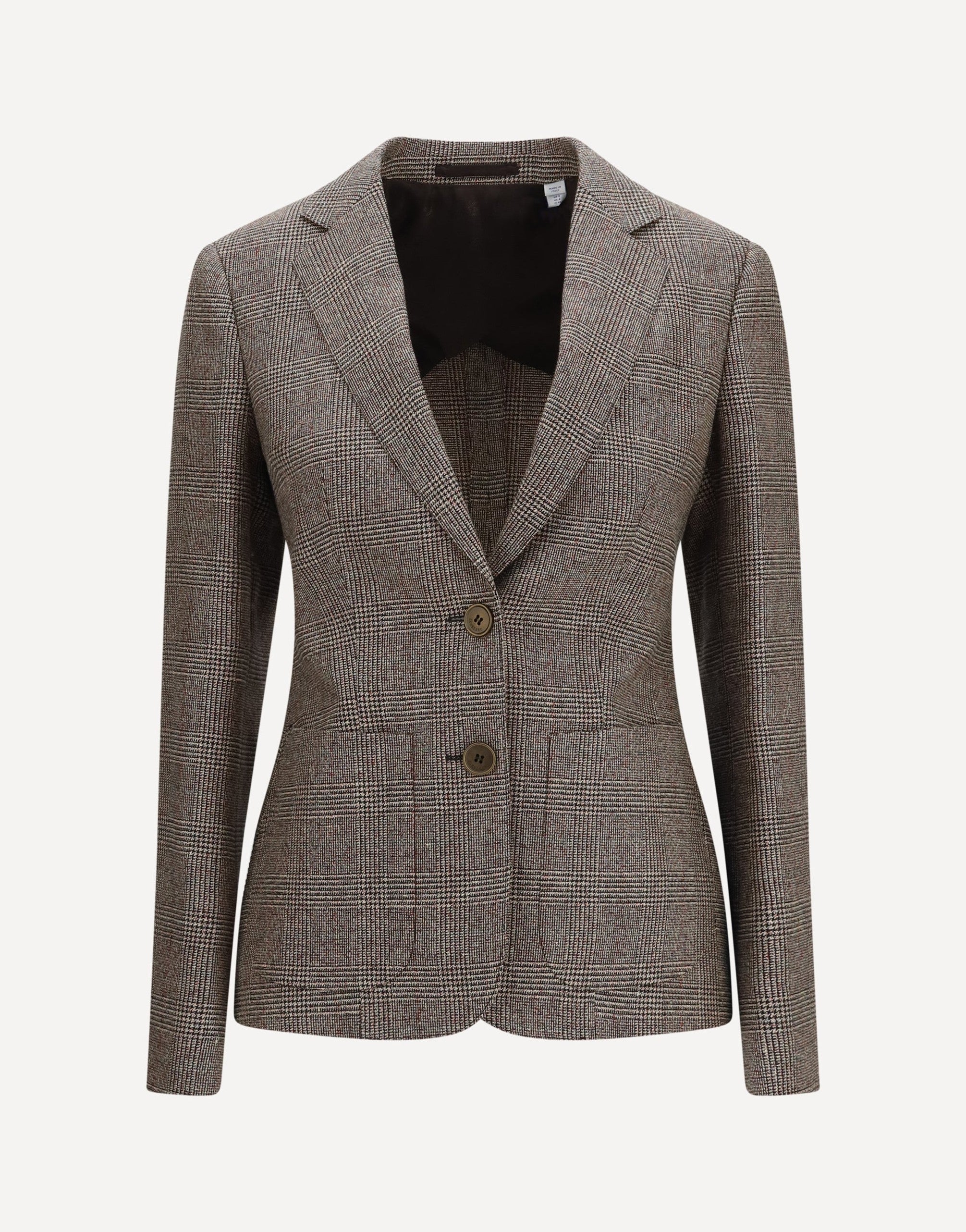 Burberry Single-Breasted Wool Linen Blazer