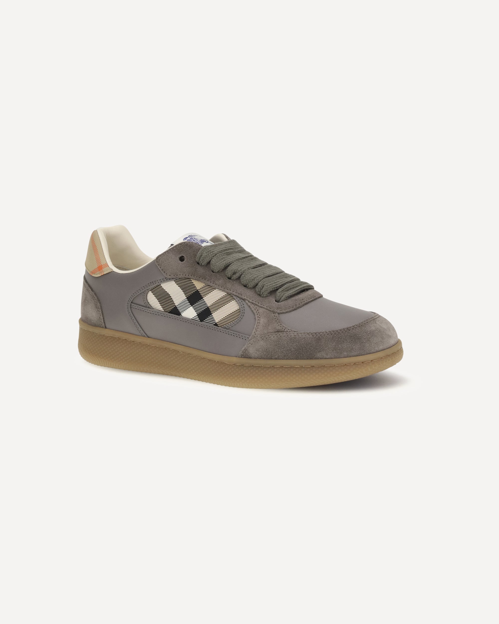 Burberry أحذية رياضية تيراس الجلدية بنقشة الشيك - alternate view